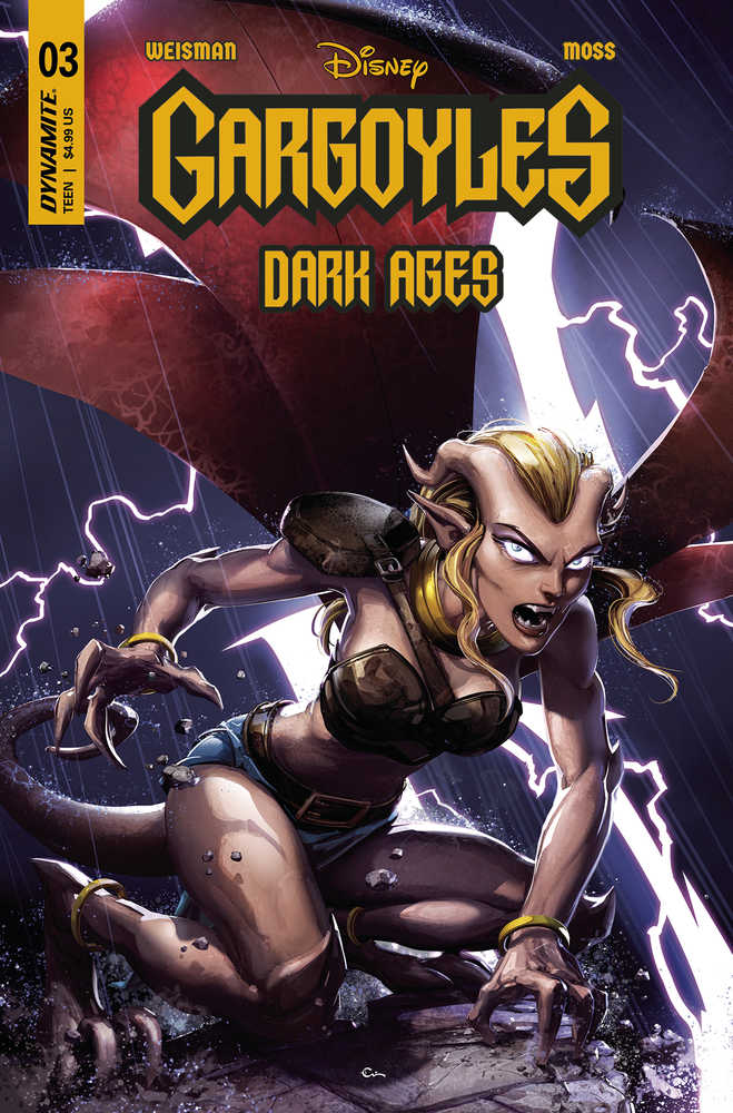 DYNAMITE COMIC BOOK Gargoyles Dark Ages #3 Cover A Crain