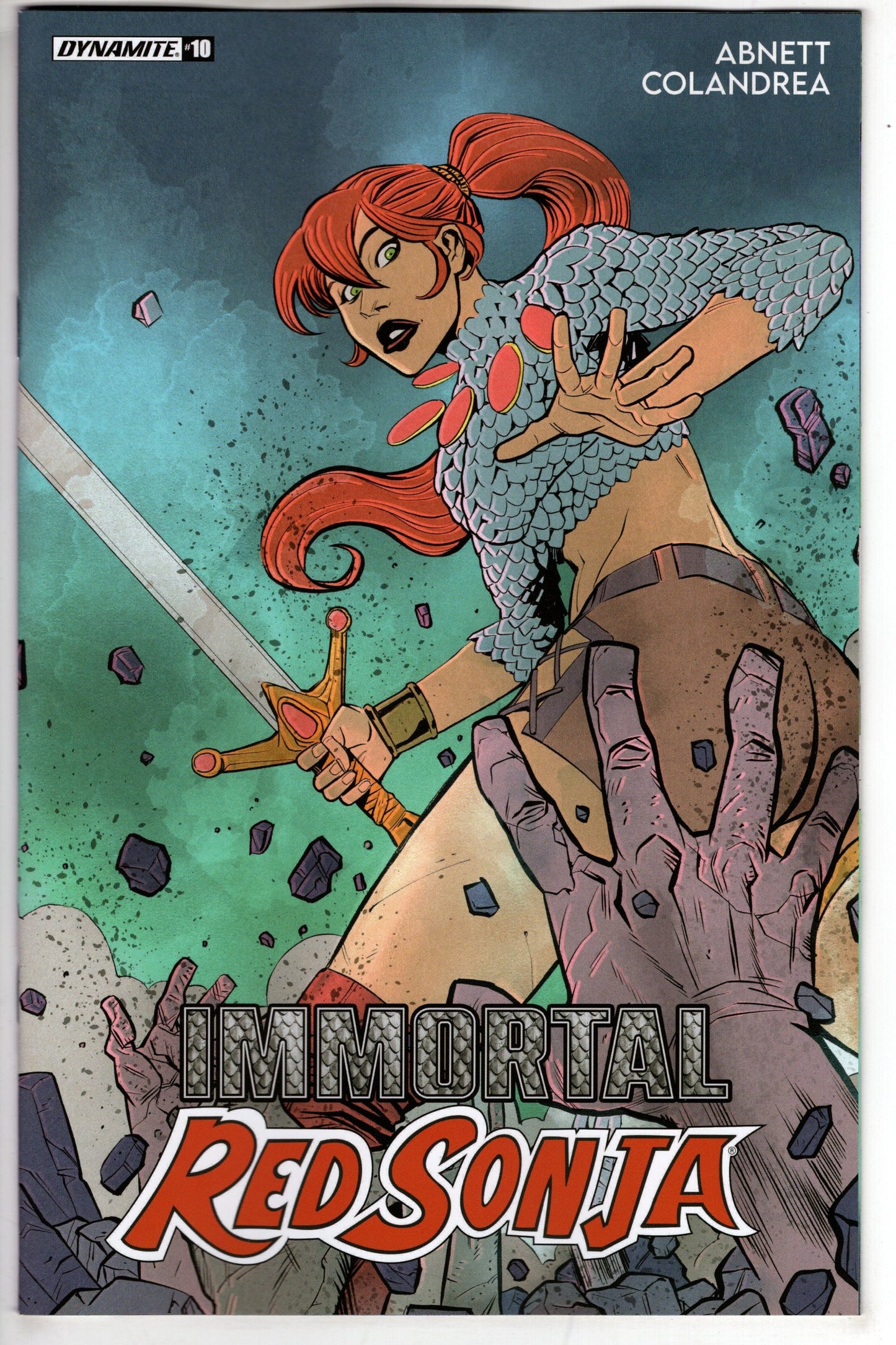 DYNAMITE COMIC BOOK Immortal Red Sonja #10 Cover B Moss