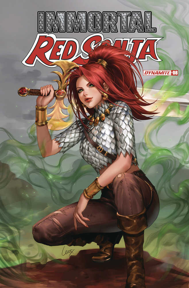 DYNAMITE COMIC BOOK Immortal Red Sonja #8 Cover A Leirix