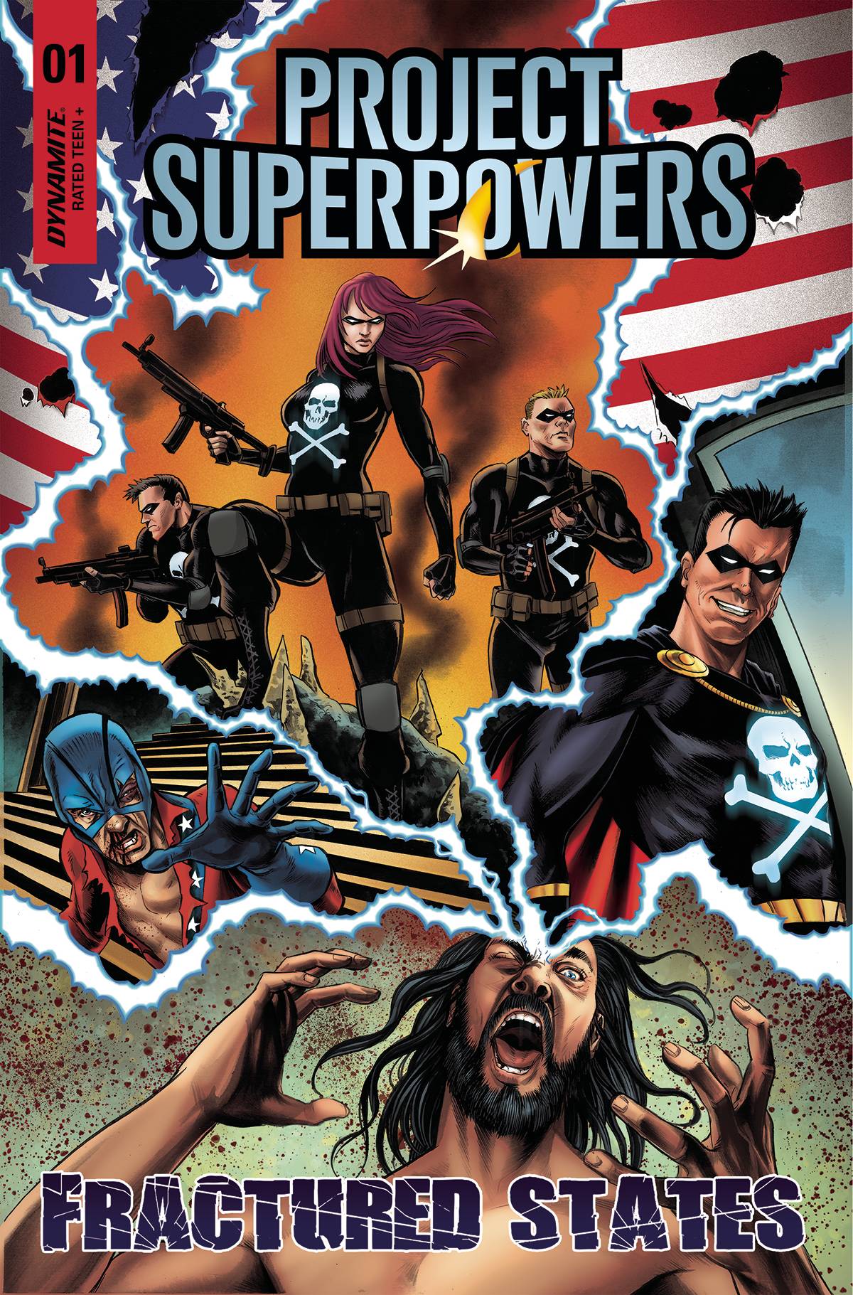 DYNAMITE COMIC BOOK PROJECT SUPERPOWERS FRACTURED STATES #1 CVR A ROOTH