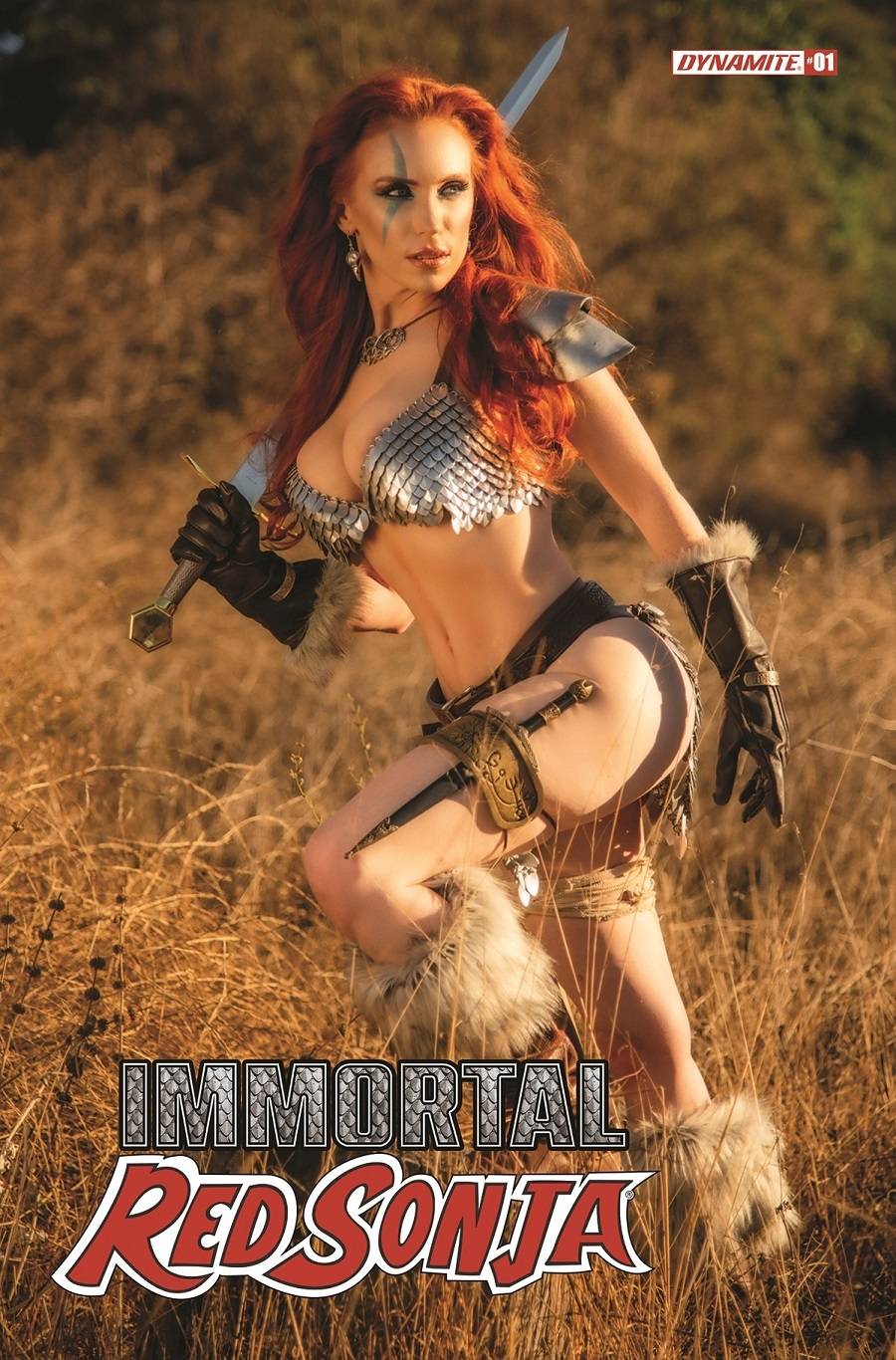 DYNAMITE COMIC BOOK VF/NM IMMORTAL RED SONJA #1 CVR E COSPLAY