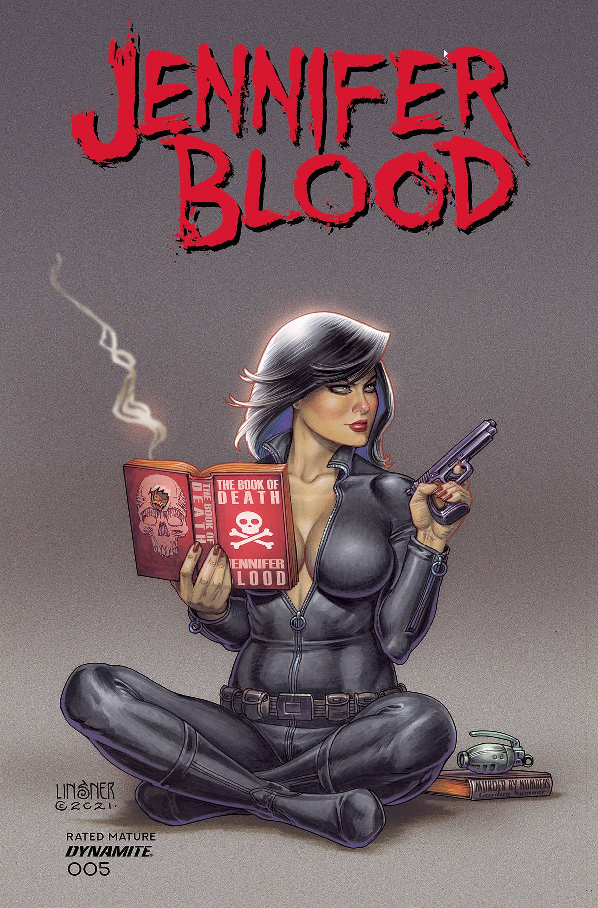 DYNAMITE COMIC BOOK VF/NM JENNIFER BLOOD #5 CVR B LINSNER (MR)