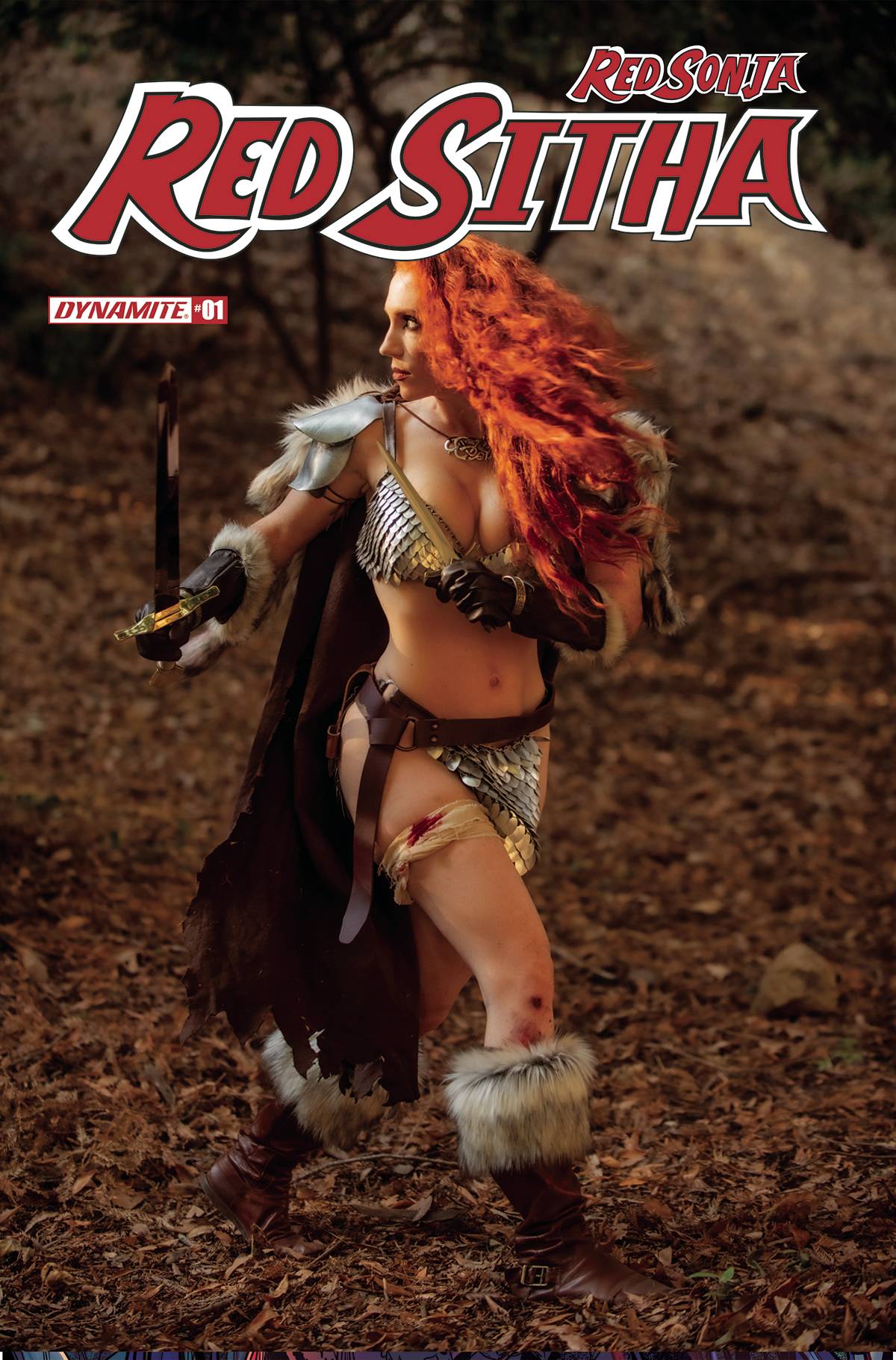DYNAMITE COMIC BOOK VF/NM RED SONJA RED SITHA #1 CVR E COSPLAY