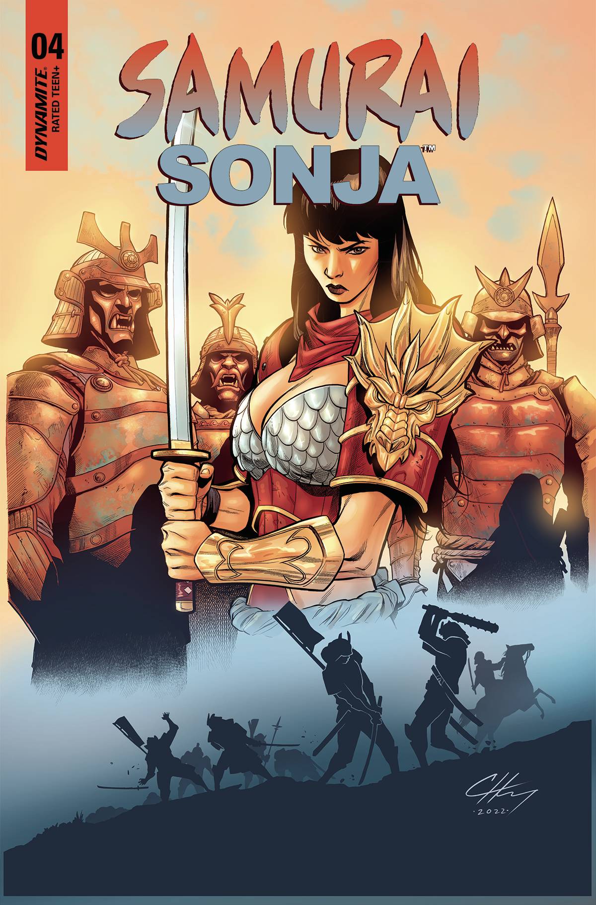 DYNAMITE COMIC BOOK VF/NM SAMURAI SONJA #4 CVR A HENRY