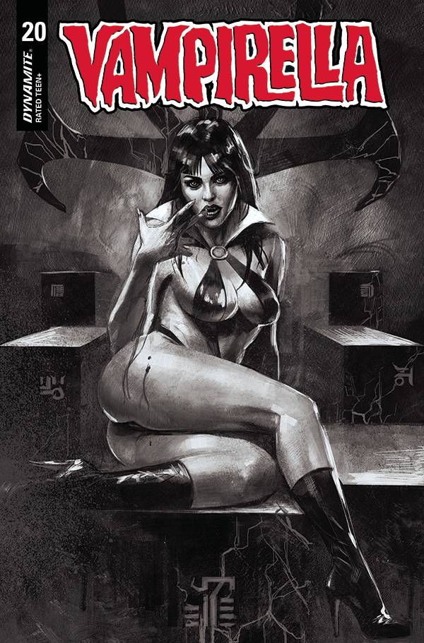 DYNAMITE Comics VAMPIRELLA #20 40 COPY MASTRAZZO B&W INCV