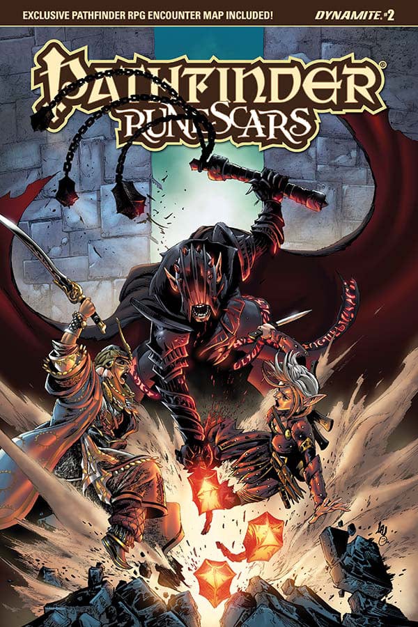 DYNAMITE Comics VF PATHFINDER RUNESCARS #2 CVR A LAU