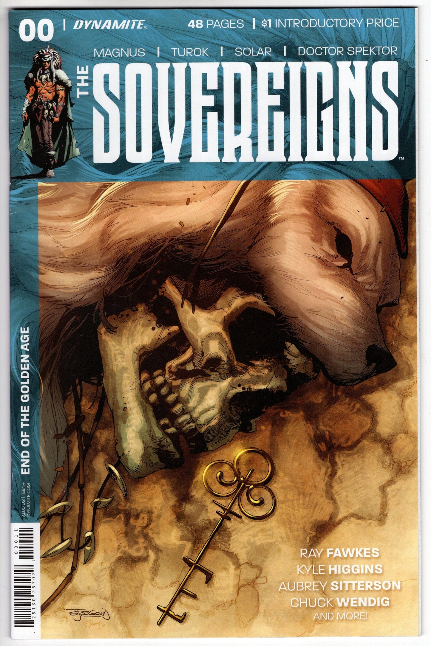 DYNAMITE Comics VF+ SOVEREIGNS #0 CVR A SEGOVIA