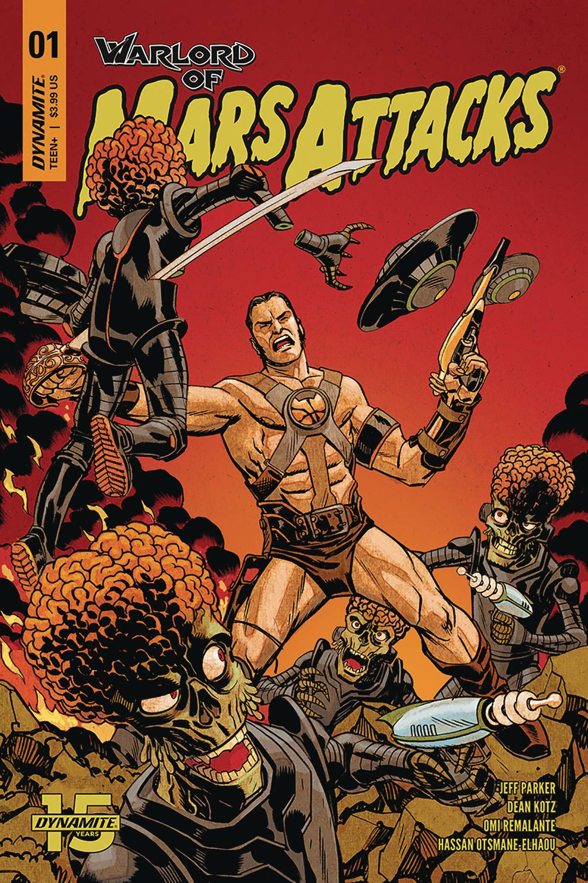 DYNAMITE DYNAMITE WARLORD OF MARS ATTACKS #1 CVR A JOHNSON