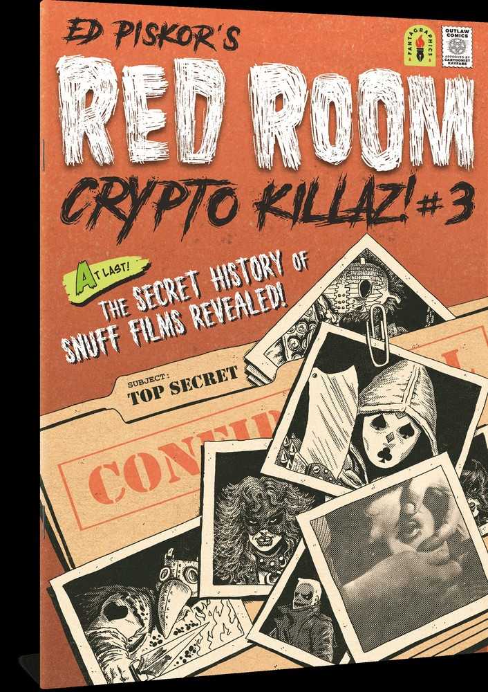 FANTAGRAPHICS BOOKS COMIC BOOK Red Room Crypto Killaz #3 Cover A (Mature)