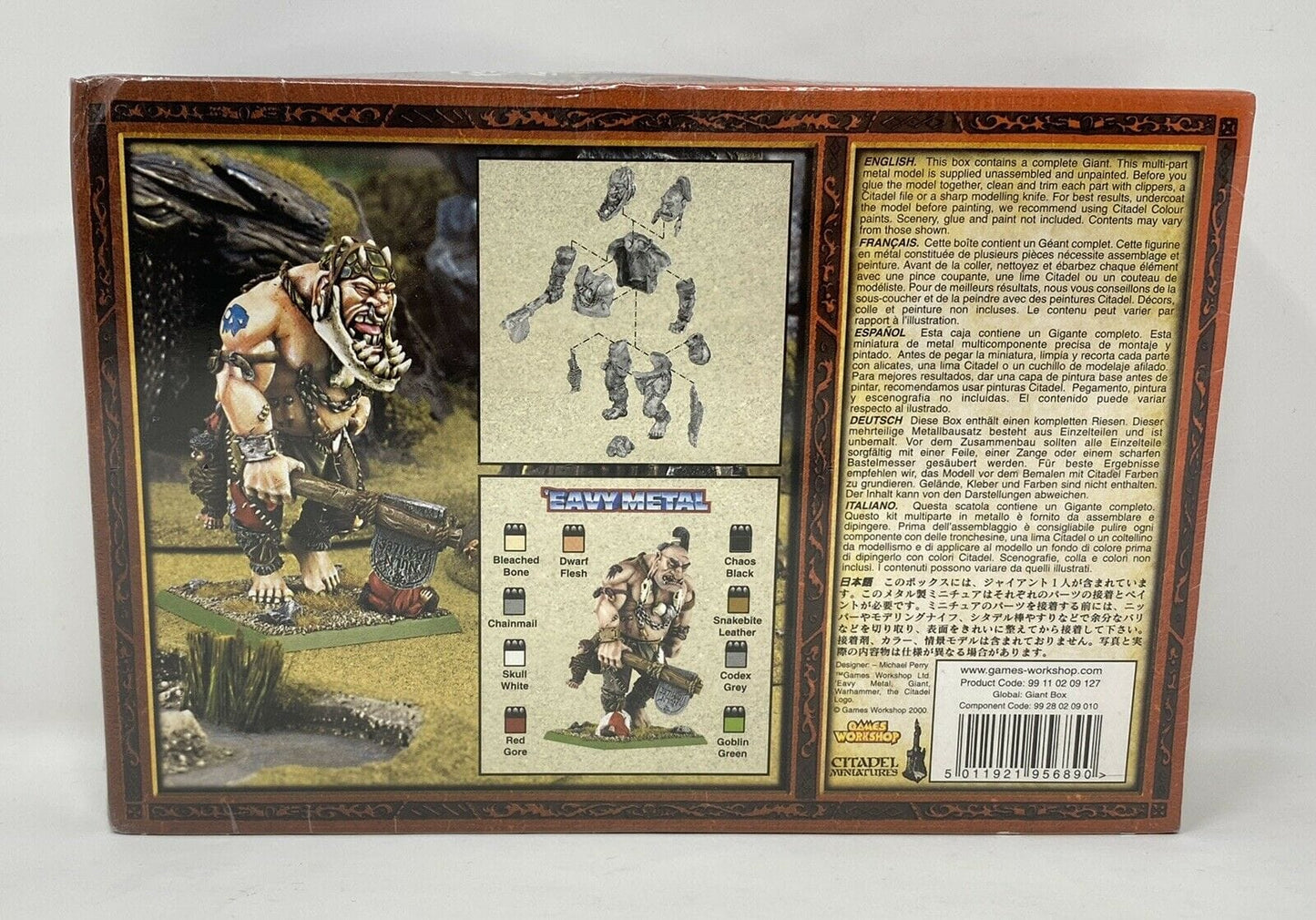 GAME Games Workshop Warhammer Fantasy GIANT Metal Model Kit NIB OOP SEALED (2000)