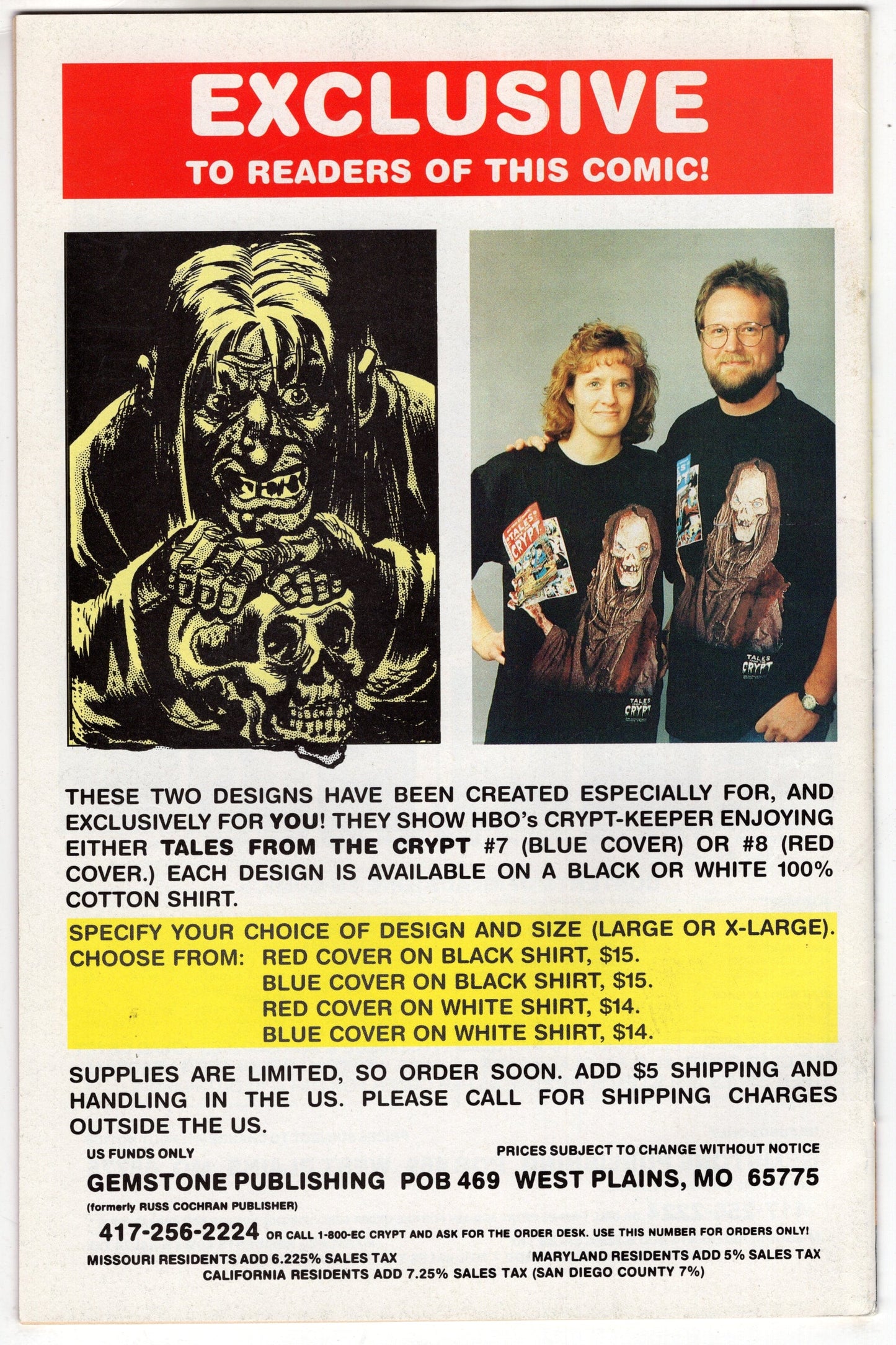 Gemstone comic VF Shock Suspenstories (1992 Gemstone) #14
