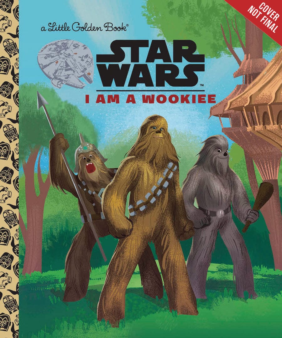 GOLDEN BOOKS kids STAR WARS LITTLE GOLDEN BOOK I AM A WOOKIE