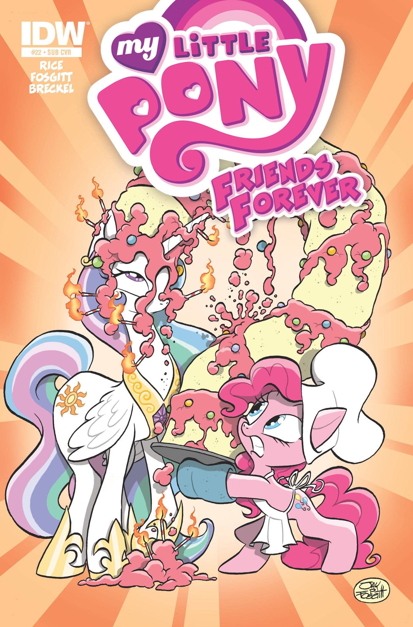 idw Idw MY LITTLE PONY FRIENDS FOREVER #22 SUBSCRIPTION VAR