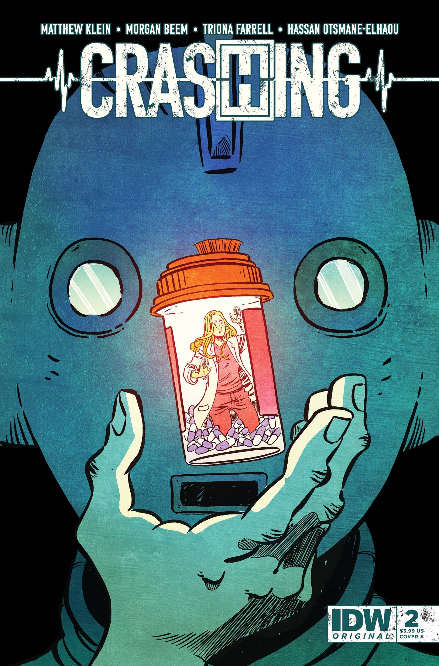 IDW PUBLISHING COMIC BOOK CRASHING #2 CVR A BEEM (MR)