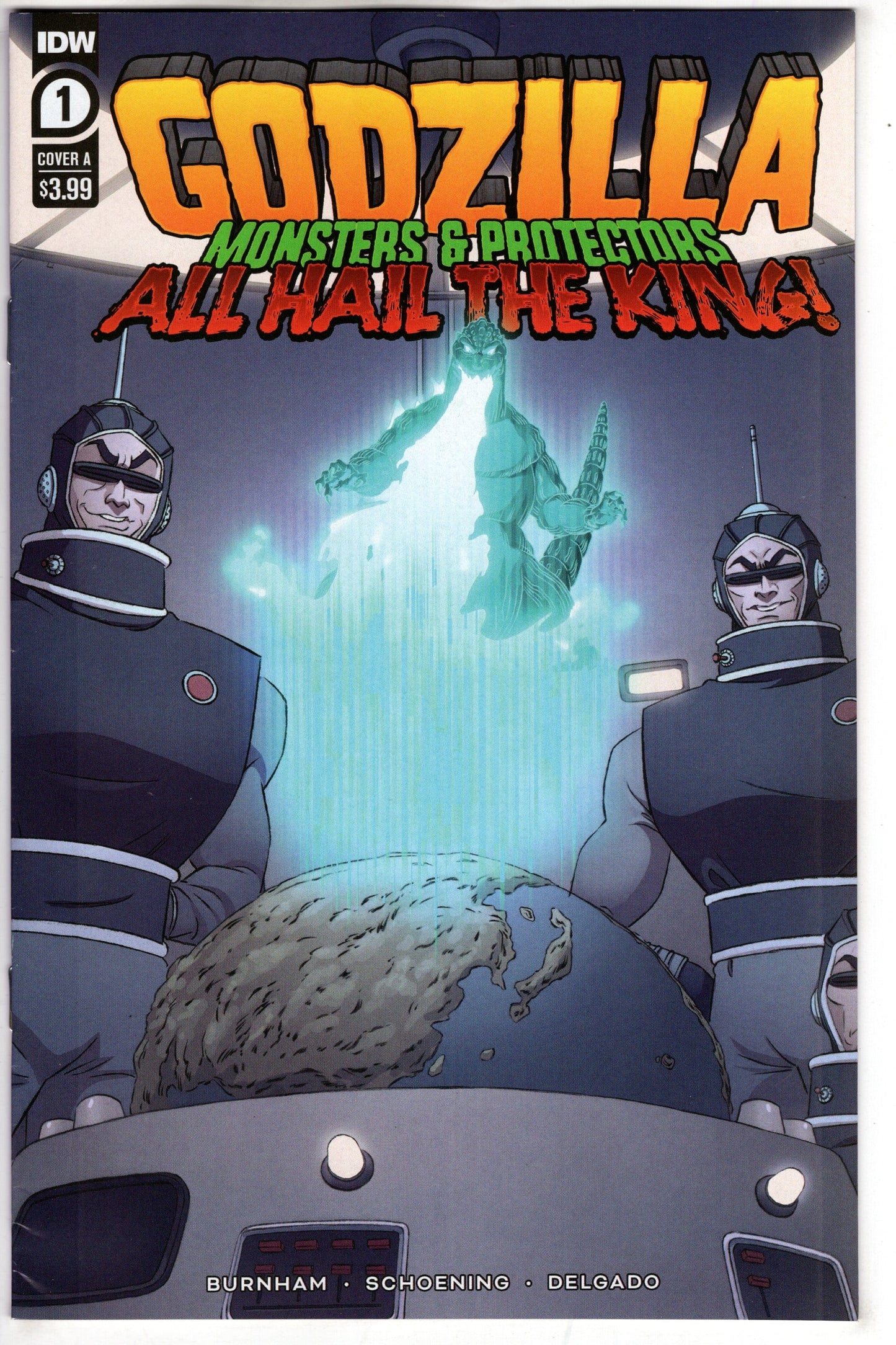 IDW PUBLISHING COMIC BOOK GODZILLA MONSTERS & PROTECTORS ALL HAIL KING #1 CVR A SCHOEN
