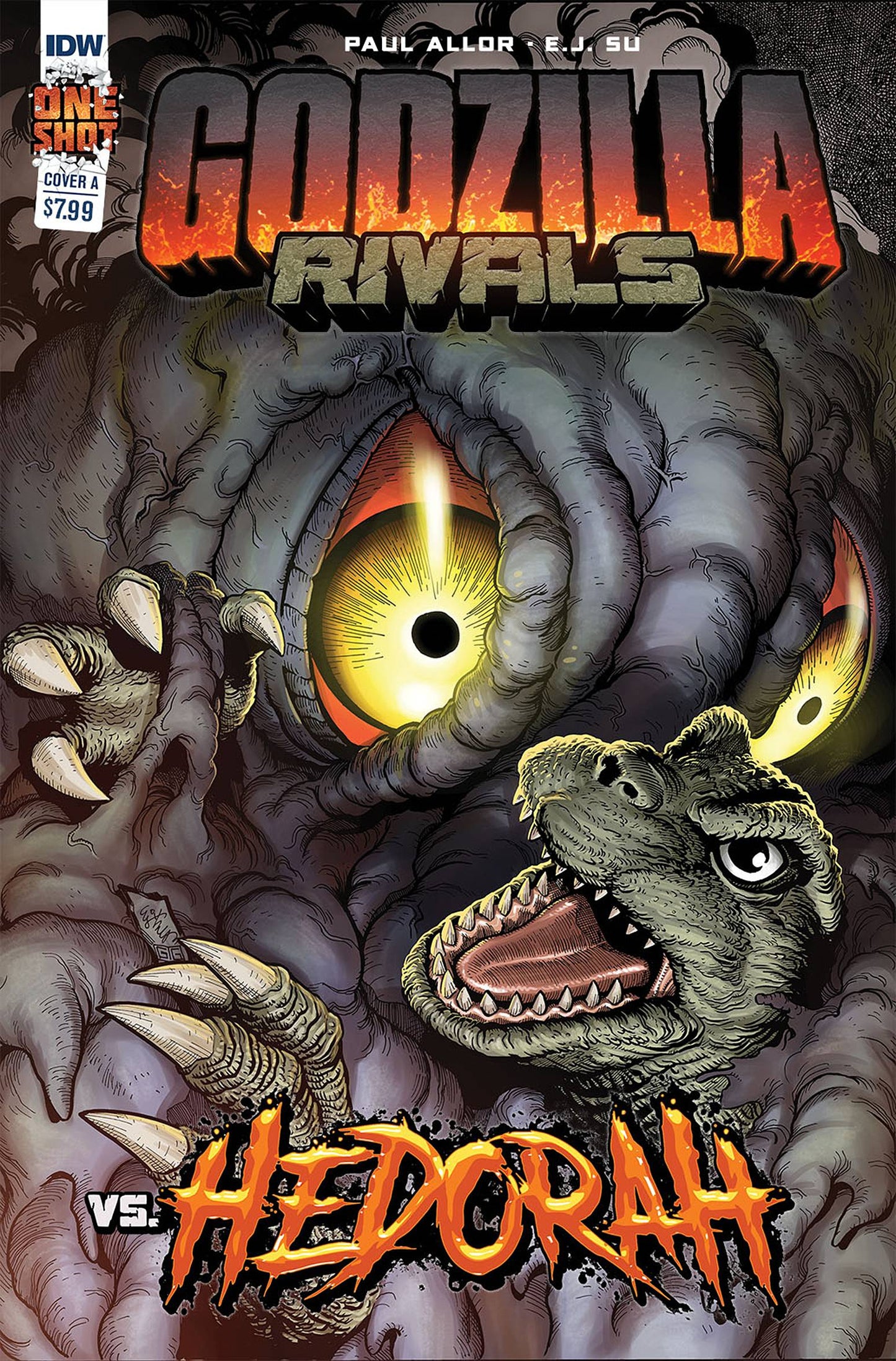 IDW PUBLISHING COMIC BOOK GODZILLA RIVALS VS HEDORAH