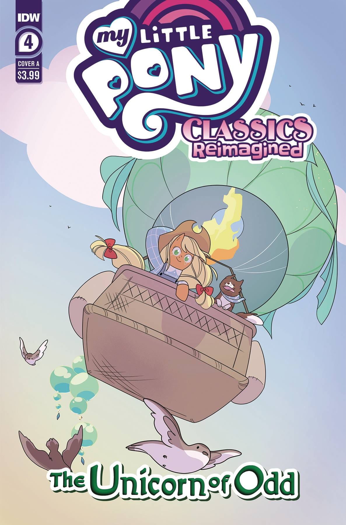 IDW PUBLISHING COMIC BOOK MLP CLASSICS REIMAGINED UNICORN OF ODD #4 CVR A AYOUB