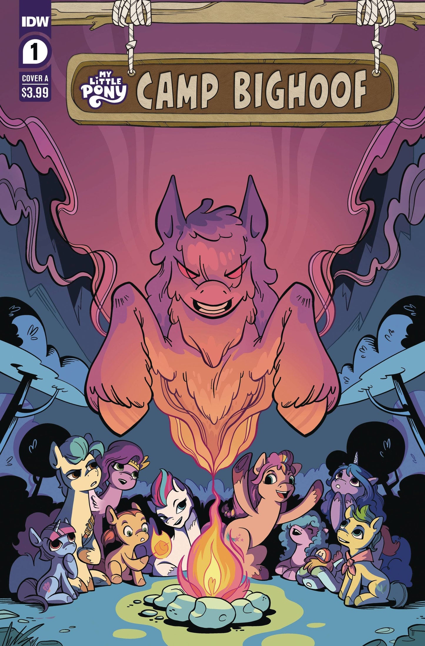 IDW PUBLISHING COMIC BOOK MY LITTLE PONY CAMP BIGHOOF #1 CVR A SHERRON