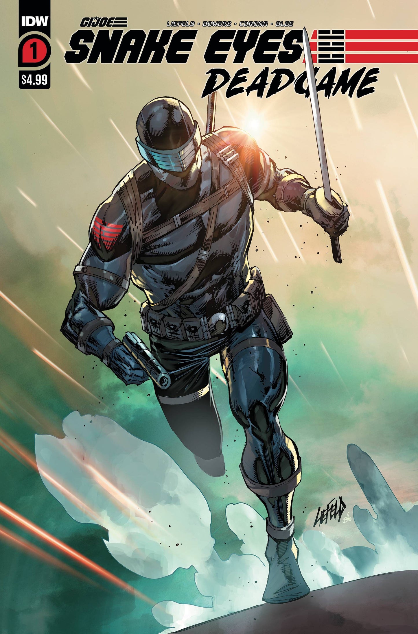 IDW PUBLISHING comic book NM SNAKE EYES DEADGAME #1 (OF 5) 2ND PTG