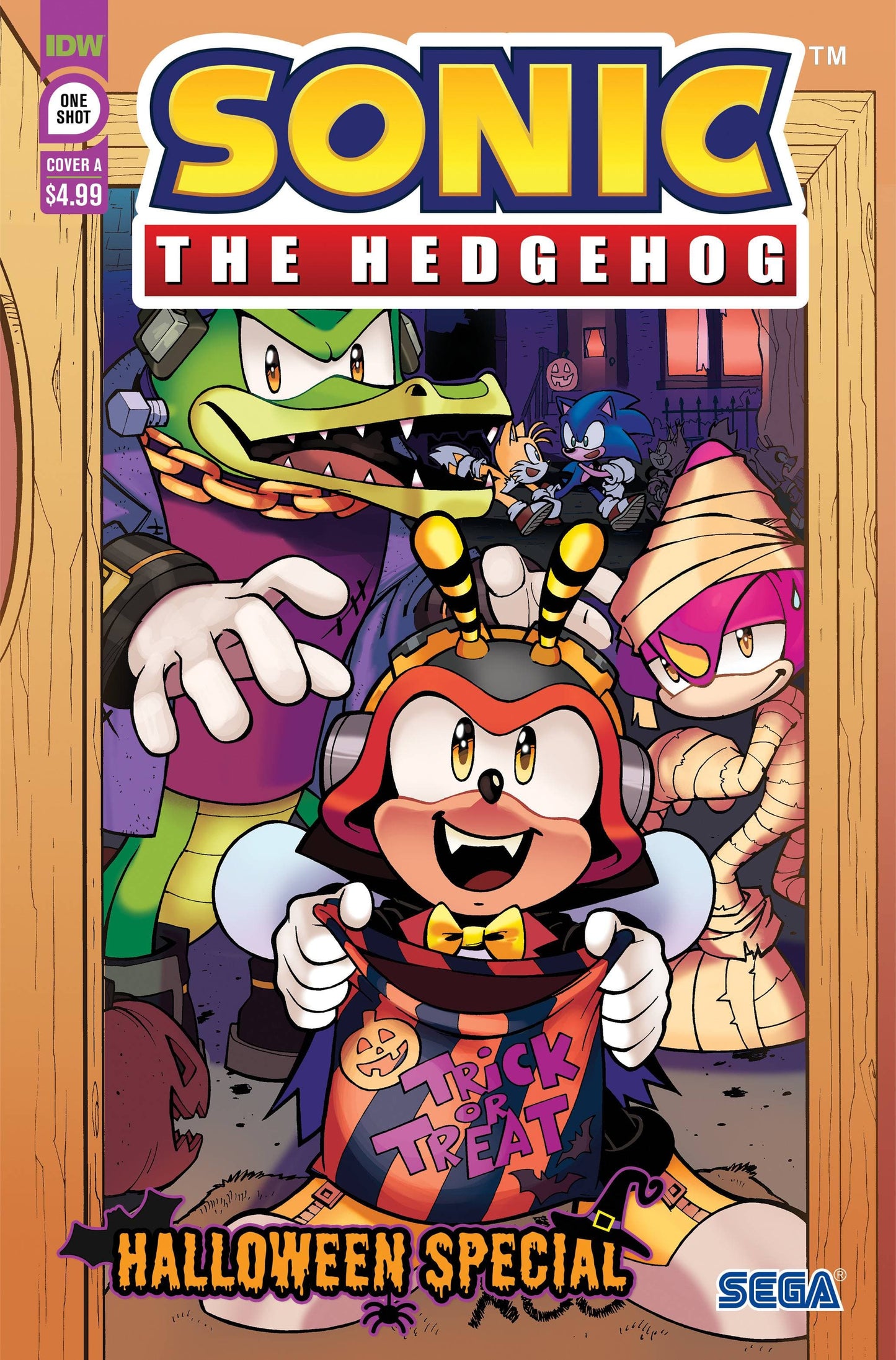 IDW PUBLISHING COMIC BOOK SONIC HEDGEHOG HALLOWEEN SPECIAL #1 CVR A LAWRENCE