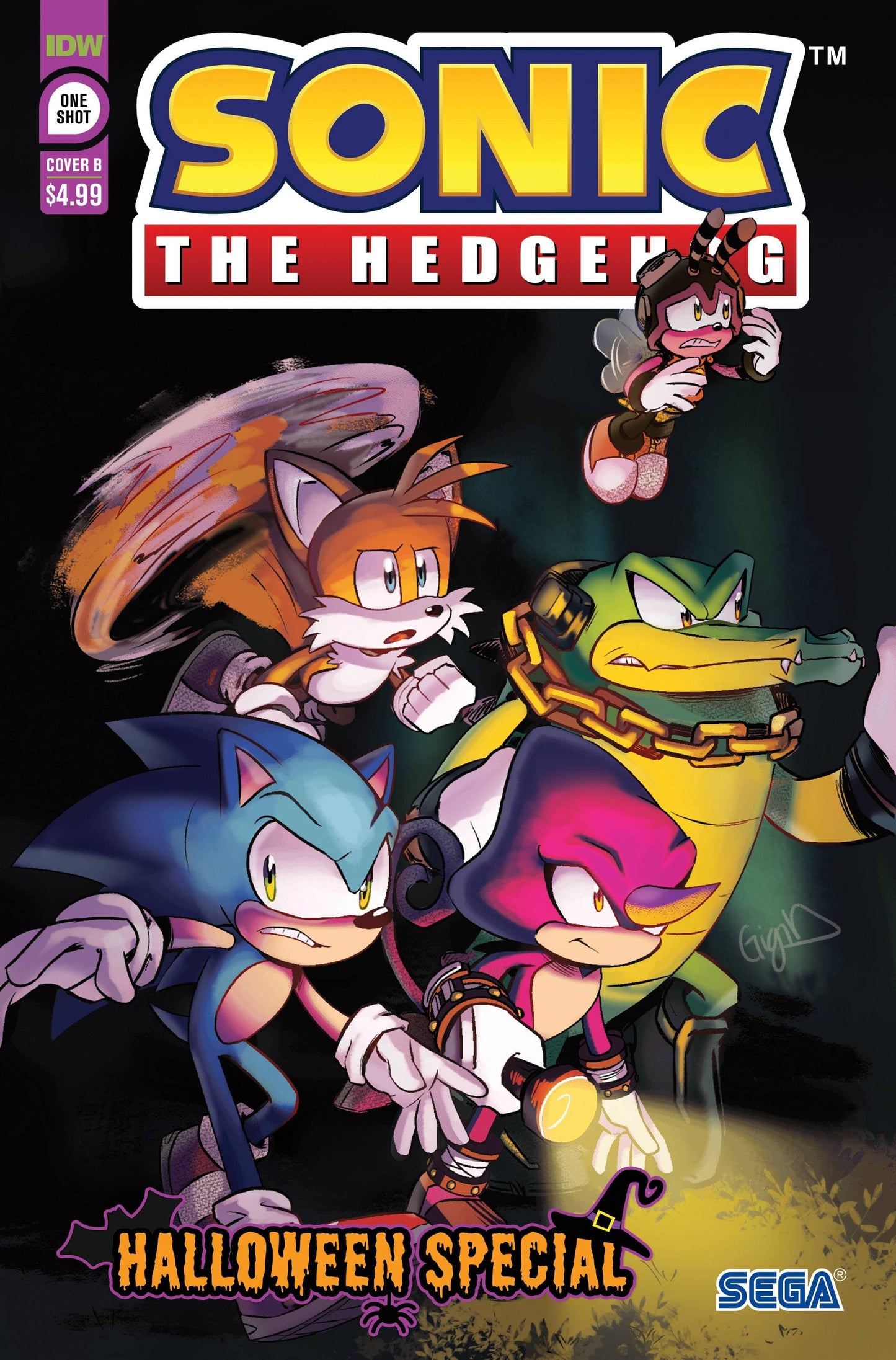 IDW PUBLISHING COMIC BOOK SONIC HEDGEHOG HALLOWEEN SPECIAL #1 CVR B DUTREIX