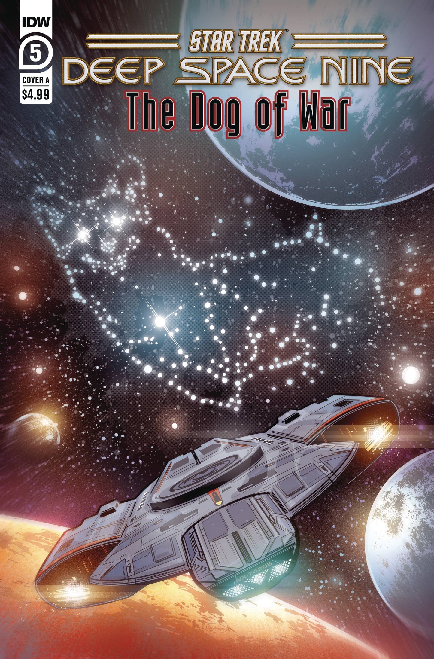 IDW PUBLISHING COMIC BOOK STAR TREK DS9 DOG OF WAR #5 CVR A HERNANDEZ