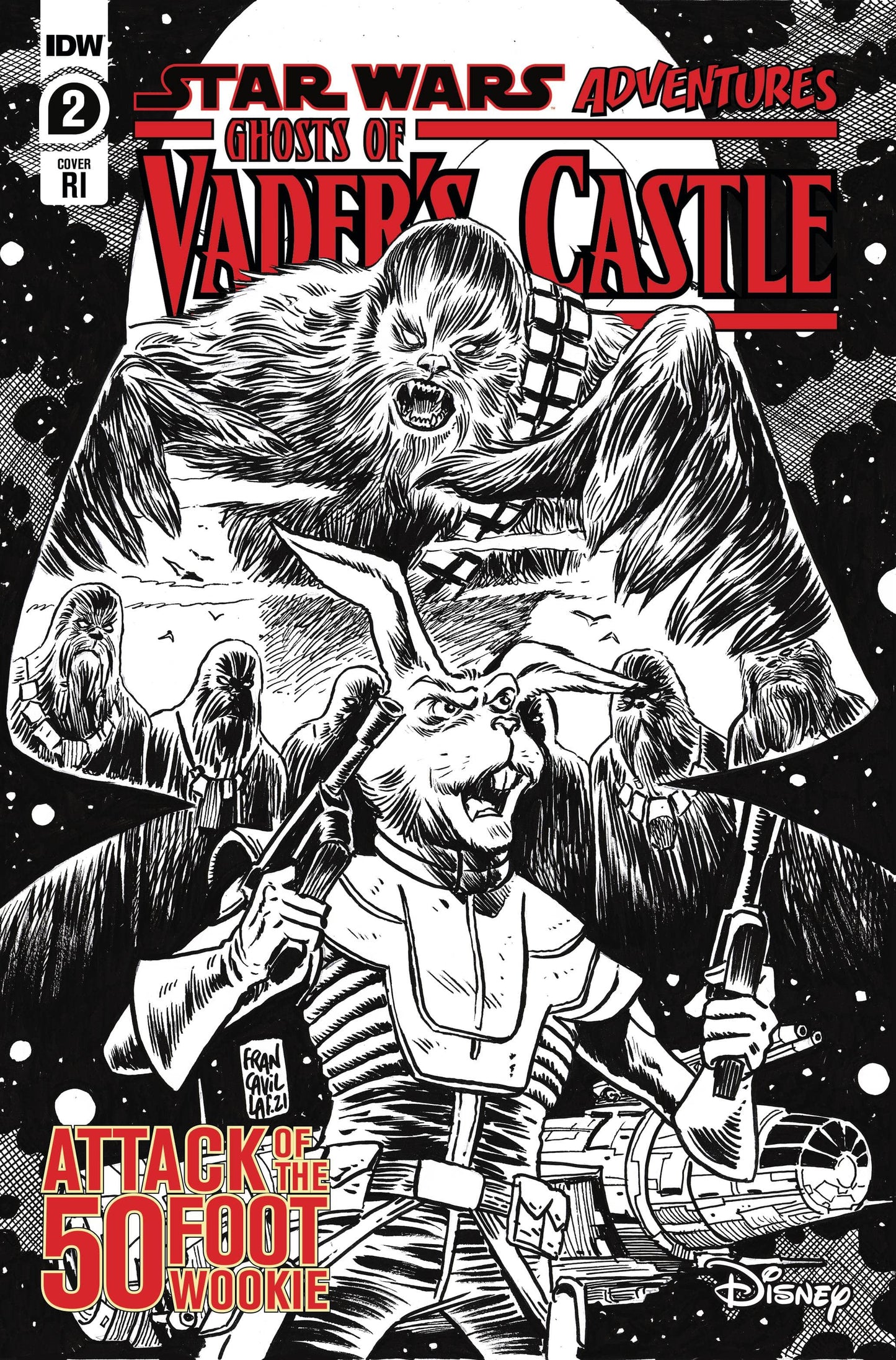 IDW PUBLISHING COMIC BOOK STAR WARS ADV GHOST VADERS CASTLE #2 (OF 5) CVR C 10 COPY FR