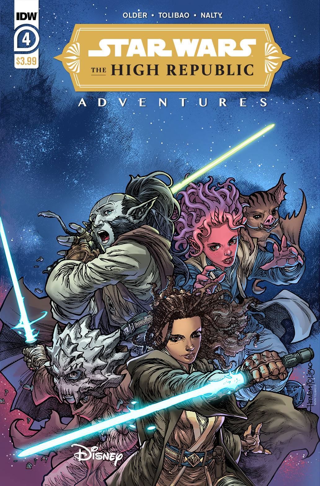 IDW PUBLISHING COMIC BOOK STAR WARS HIGH REPUBLIC ADVENTURES #4