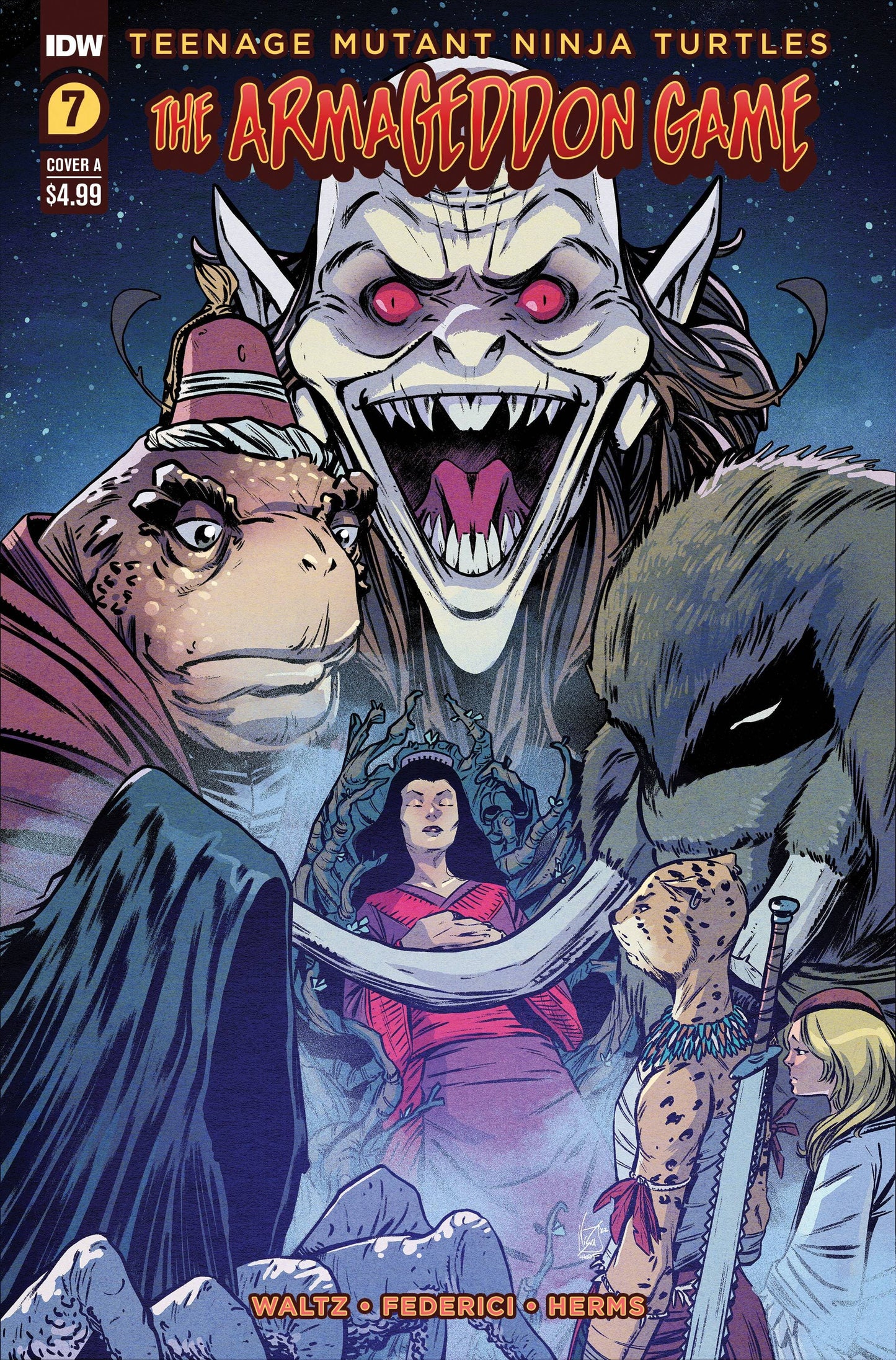 IDW PUBLISHING COMIC BOOK TMNT ARMAGEDDON GAME #7 CVR A FEDERICI