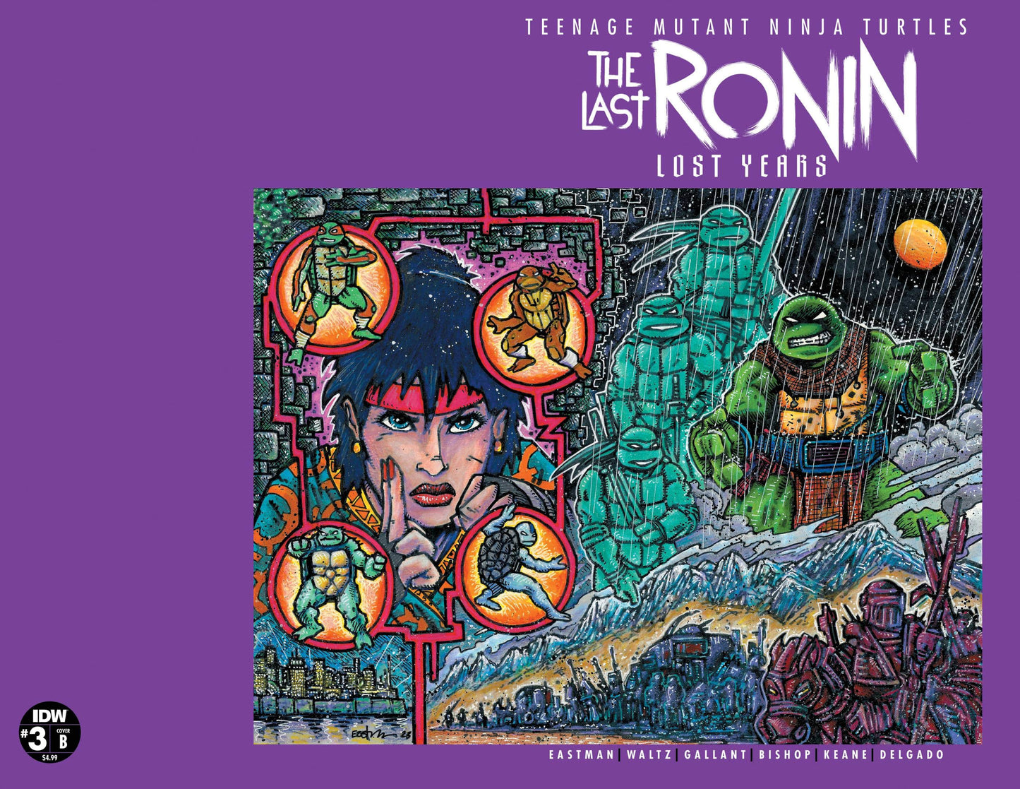 IDW PUBLISHING COMIC BOOK TMNT LAST RONIN LOST YEARS #3 CVR B EASTMAN BISHOP
