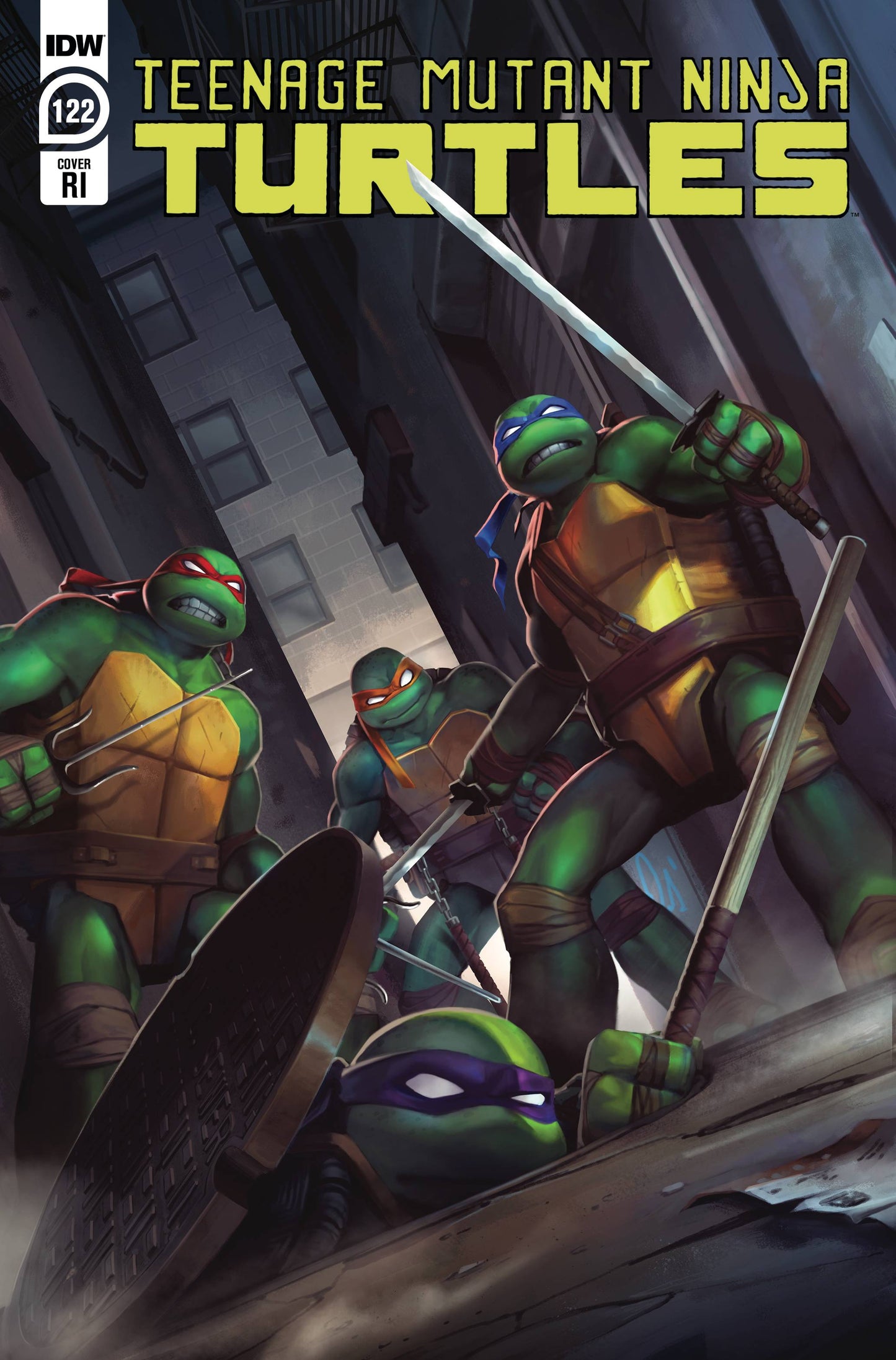 IDW PUBLISHING COMIC BOOK TMNT ONGOING #122 CVR C 10 COPY INCV PITRE-DUROCHER