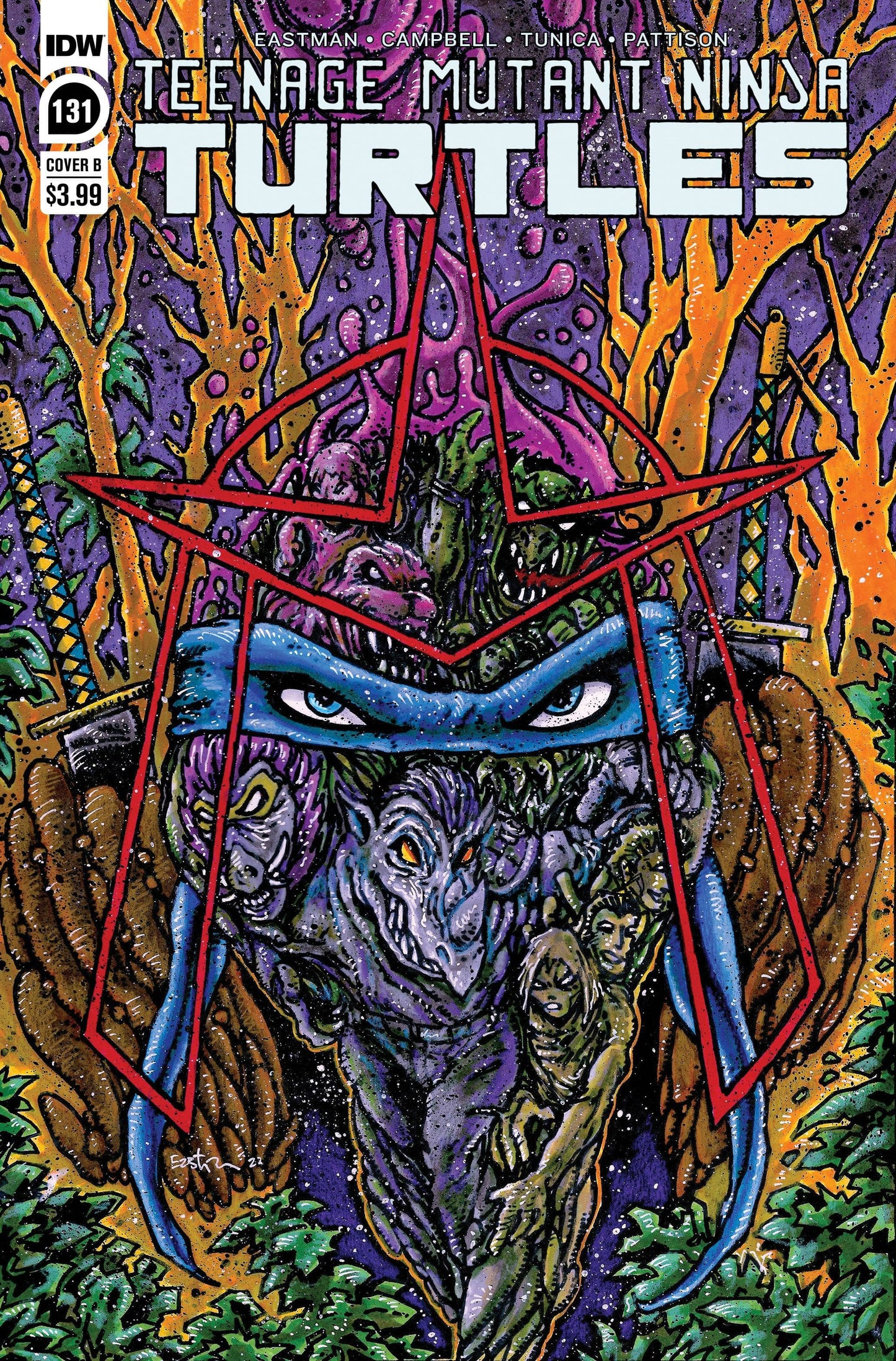 IDW PUBLISHING COMIC BOOK TMNT ONGOING #131 CVR B EASTMAN