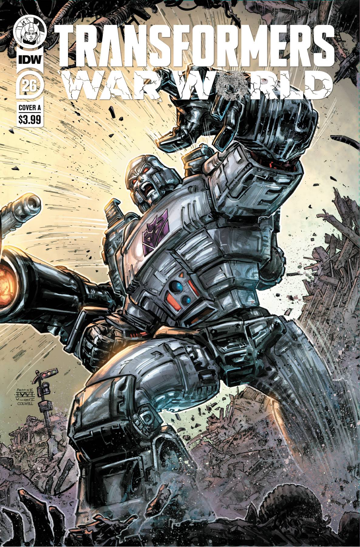 IDW PUBLISHING COMIC BOOK TRANSFORMERS #26 CVR A WILLIAMS II