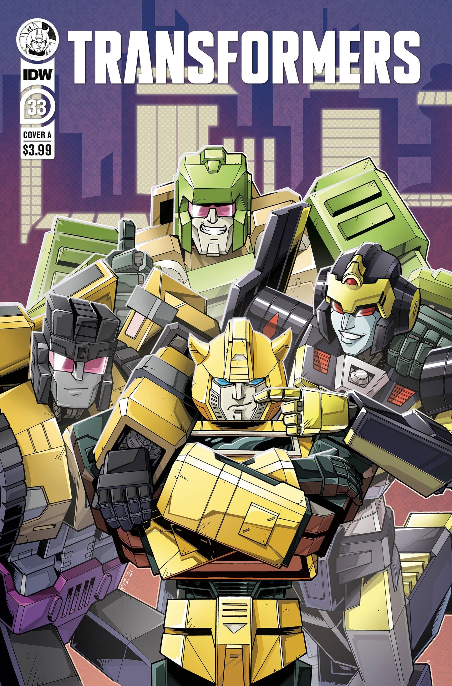 IDW PUBLISHING COMIC BOOK TRANSFORMERS #33 CVR A ED PIERRE