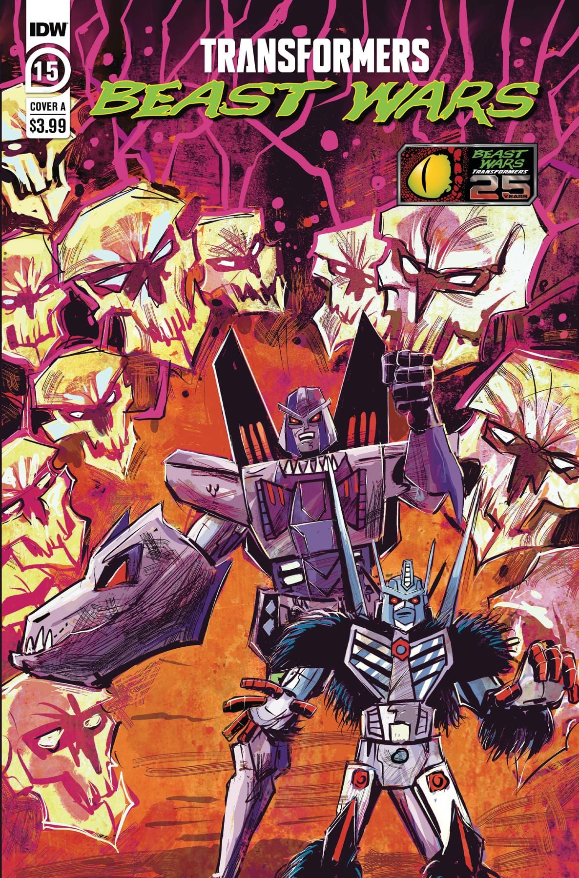 IDW PUBLISHING COMIC BOOK TRANSFORMERS BEAST WARS #15 CVR A JOHN JENNINGS