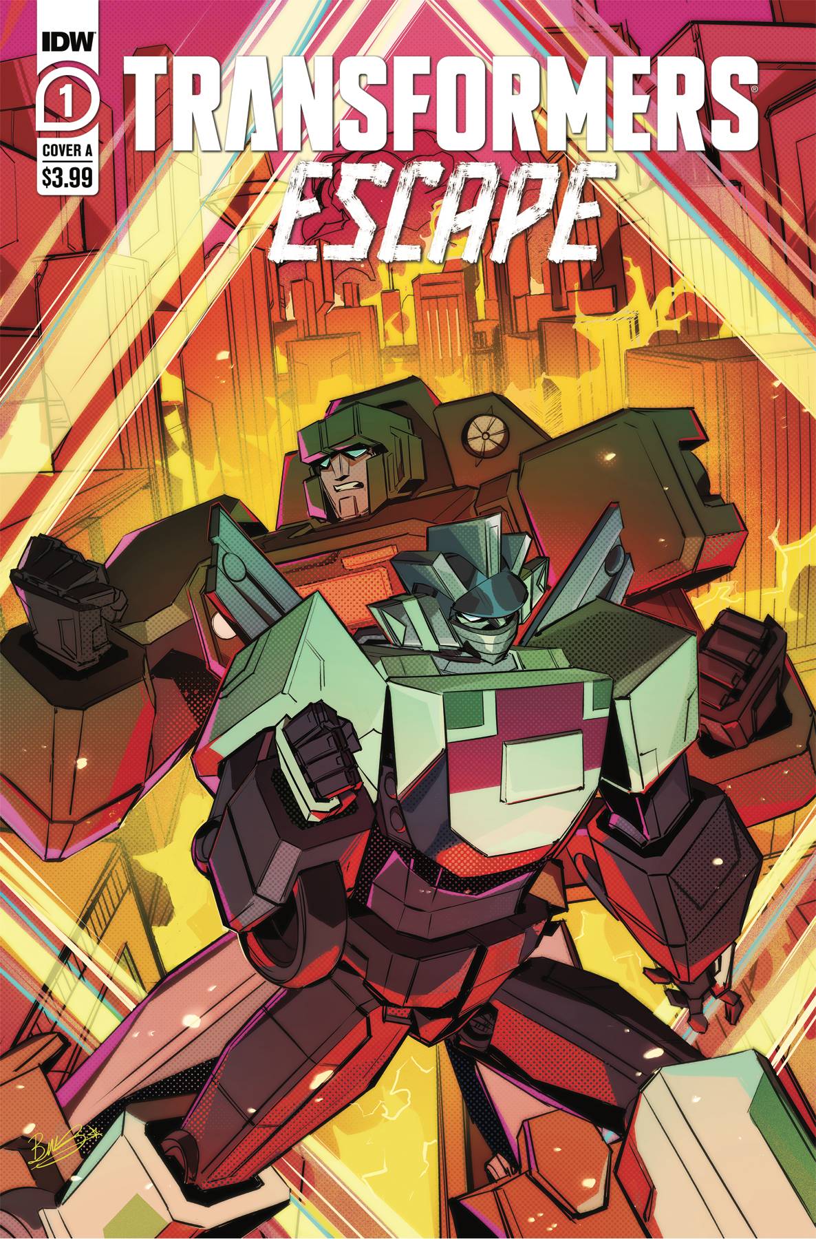 IDW PUBLISHING COMIC BOOK TRANSFORMERS ESCAPE #1 (OF 5) CVR A MCGUIRE-SMITH
