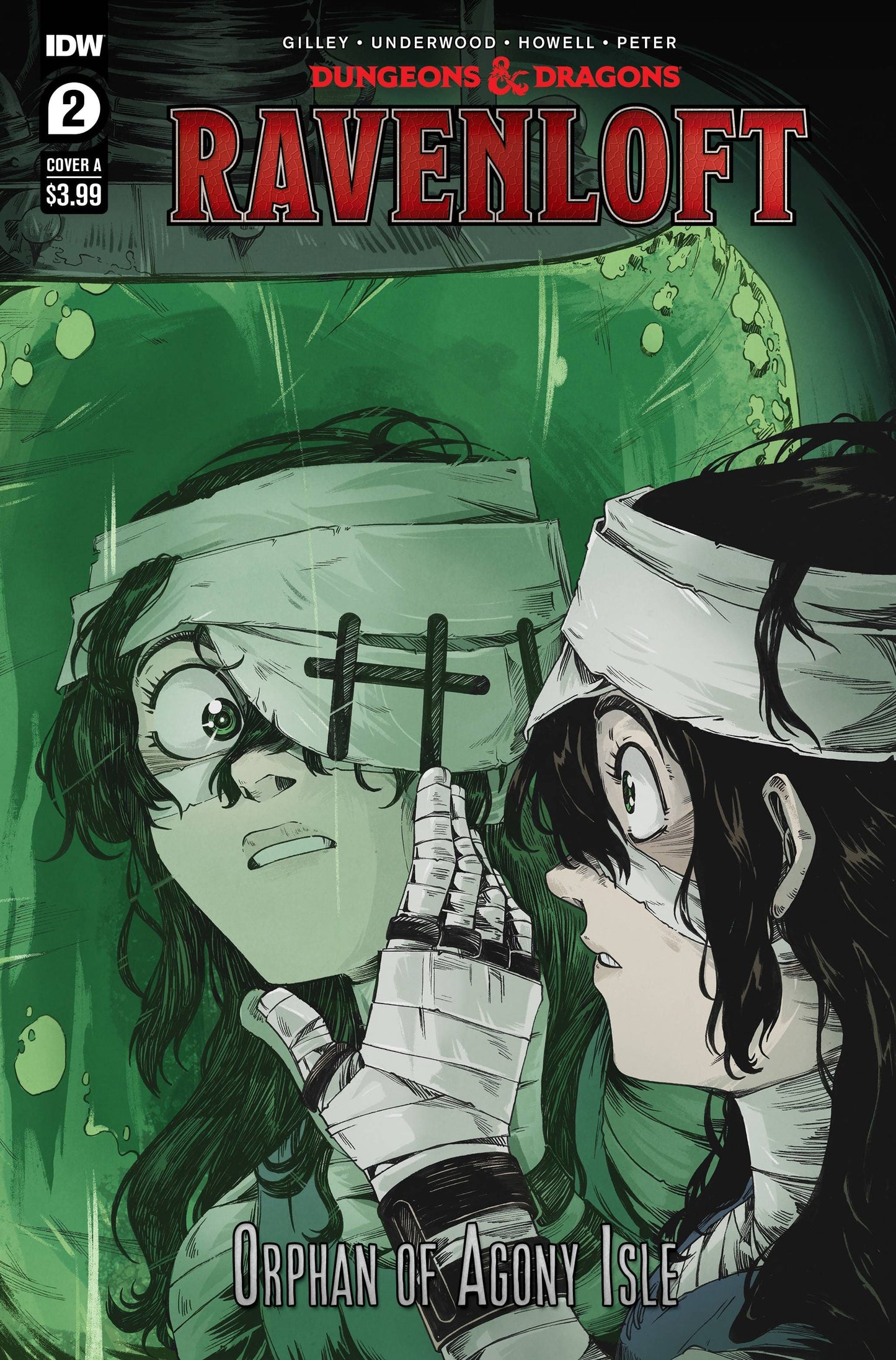 IDW PUBLISHING COMIC BOOK VF/NM D & D RAVENLOFT ORPHAN OF AGONY ISLE #2 CVR A UNDERWOOD (C: