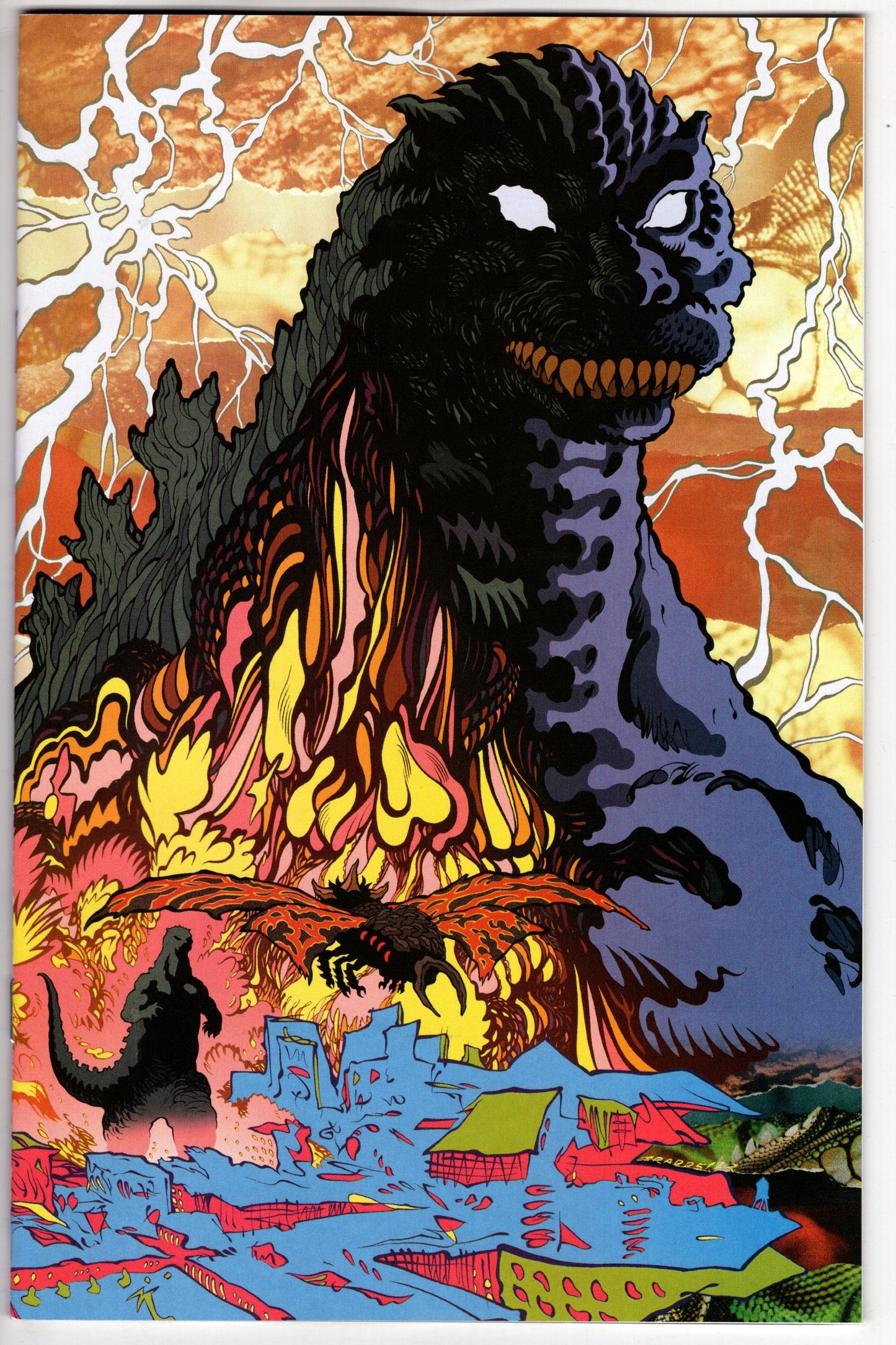IDW PUBLISHING COMIC BOOK VF/NM GODZILLA RIVALS VS BATTRA ONESHOT CVR RI