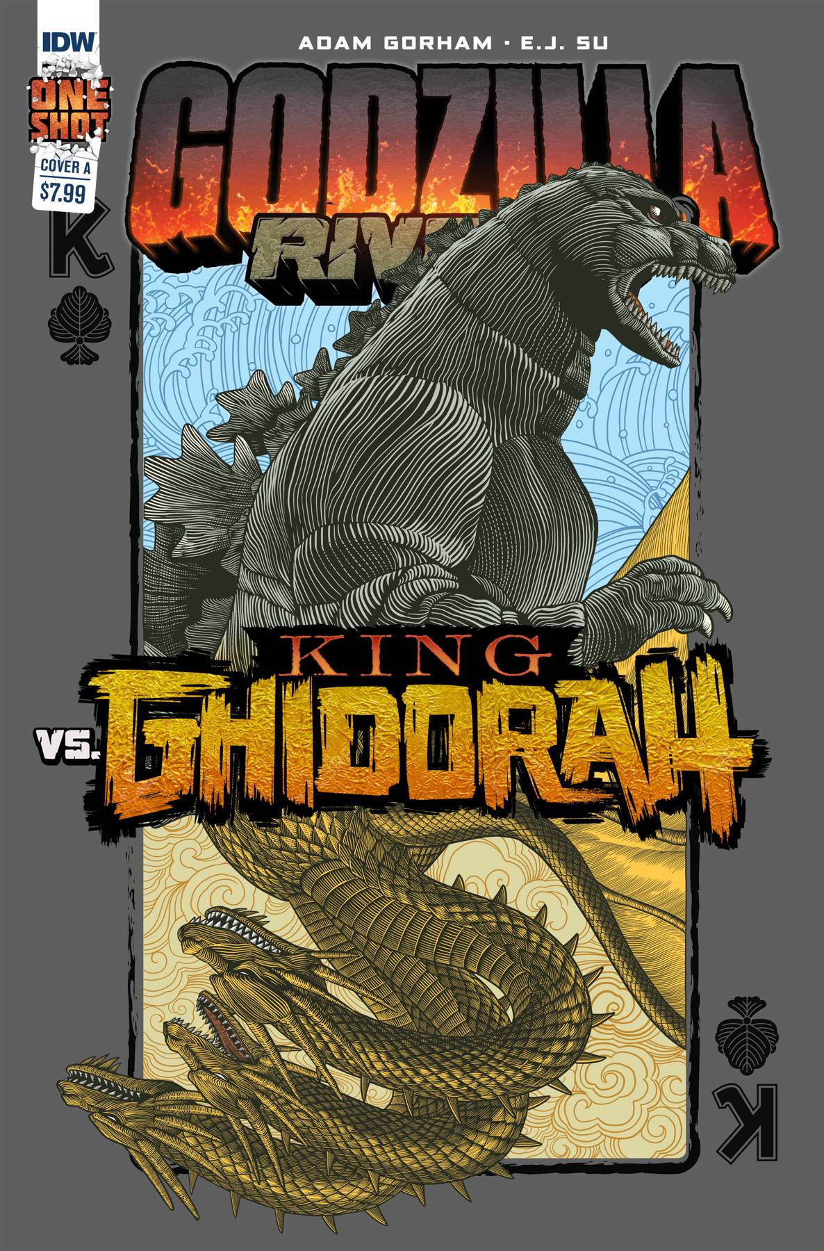 IDW PUBLISHING COMIC BOOK VF/NM GODZILLA RIVALS VS KING GHIDORAH ONESHOT #1 CVR A SU