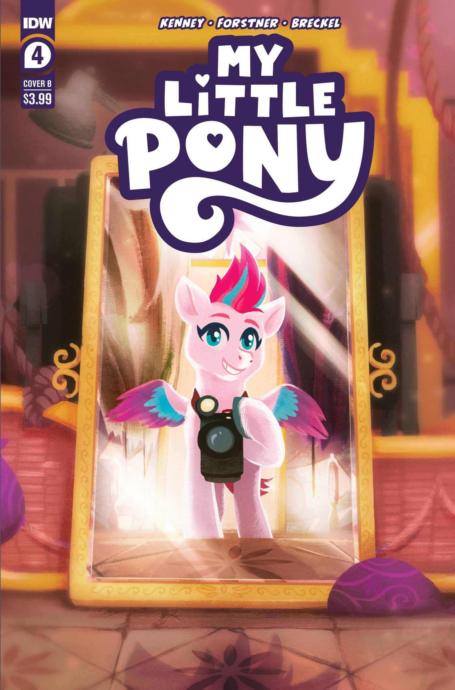 IDW PUBLISHING COMIC BOOK VF/NM MY LITTLE PONY #4 CVR B JUSTASUTA