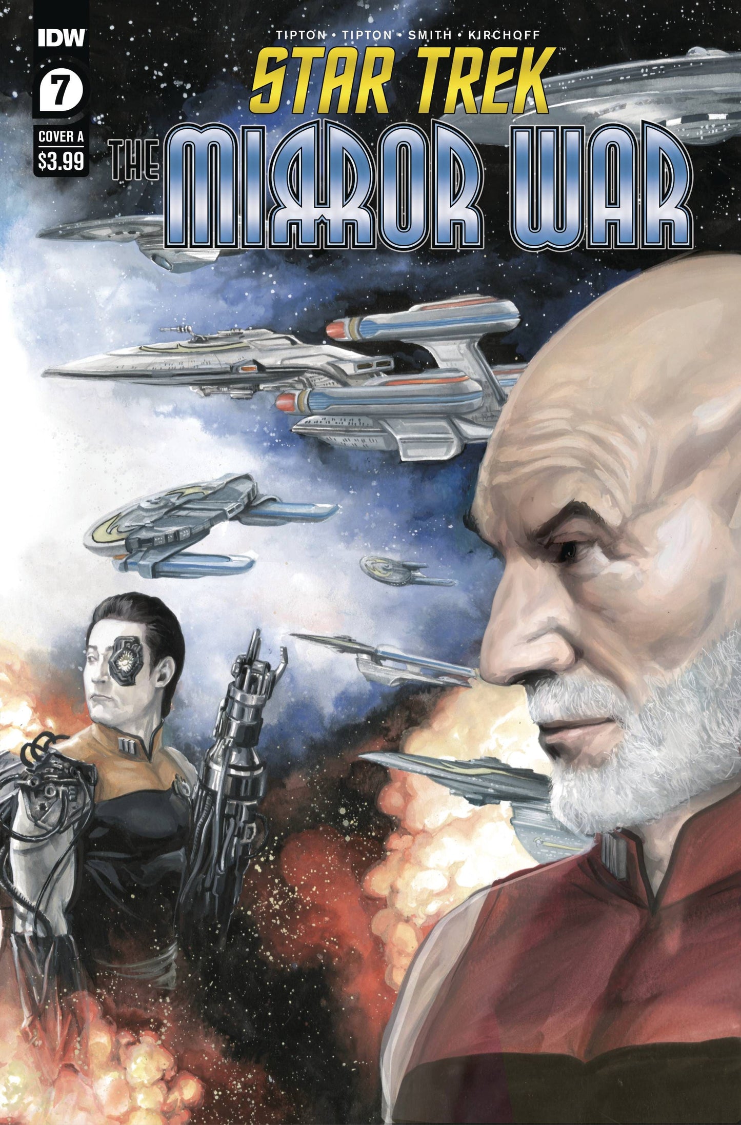 IDW PUBLISHING COMIC BOOK VF/NM STAR TREK MIRROR WAR #7 (OF 8) CVR A WOODWARD