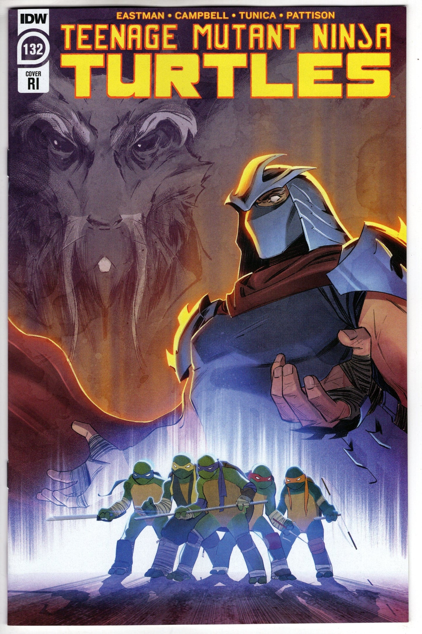 IDW PUBLISHING COMIC BOOK VF/NM TMNT ONGOING #132 CVR RI