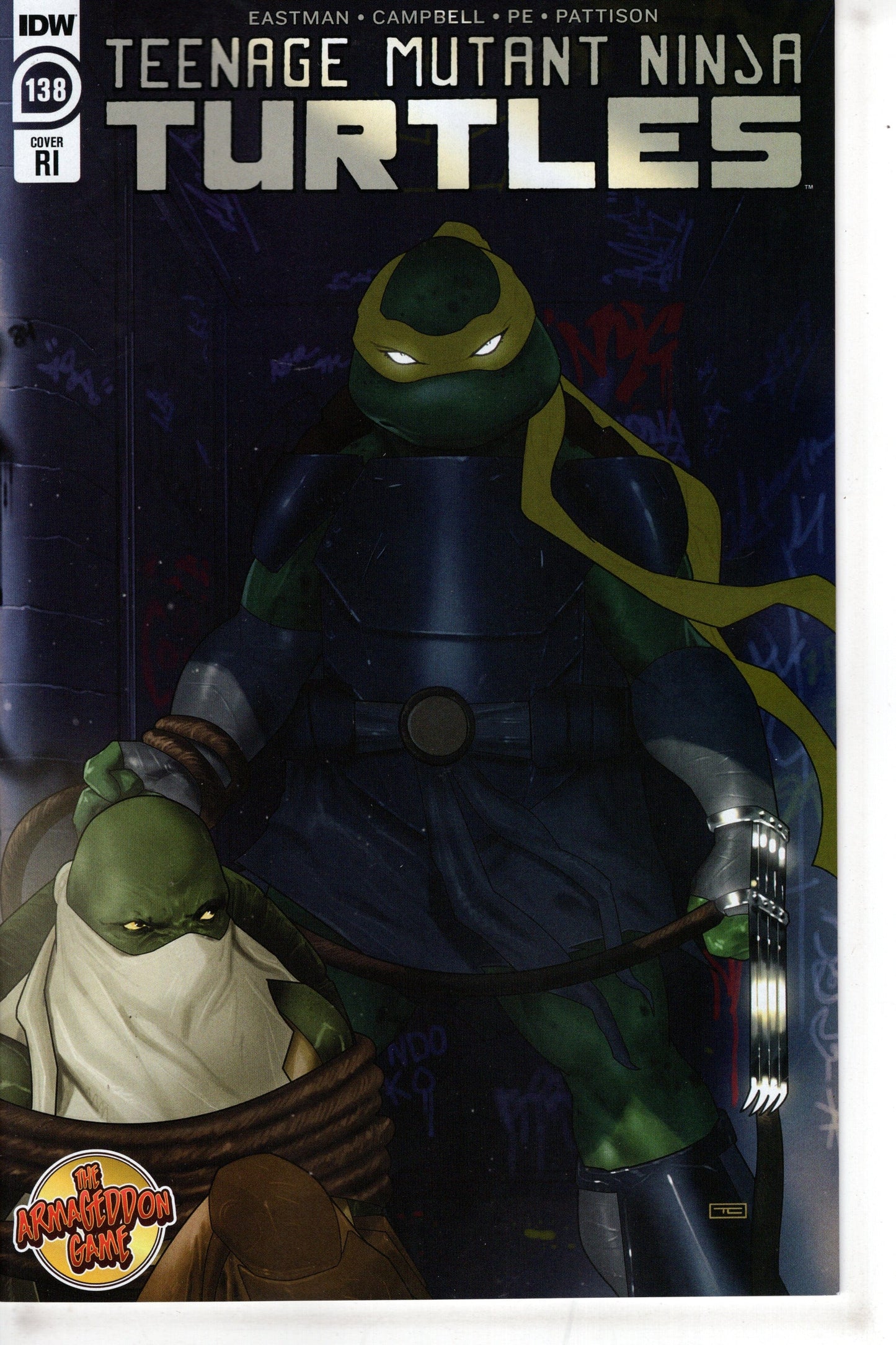 IDW PUBLISHING COMIC BOOKS TMNT ONGOING #138 CVR C 10 COPY INCV CLARKE