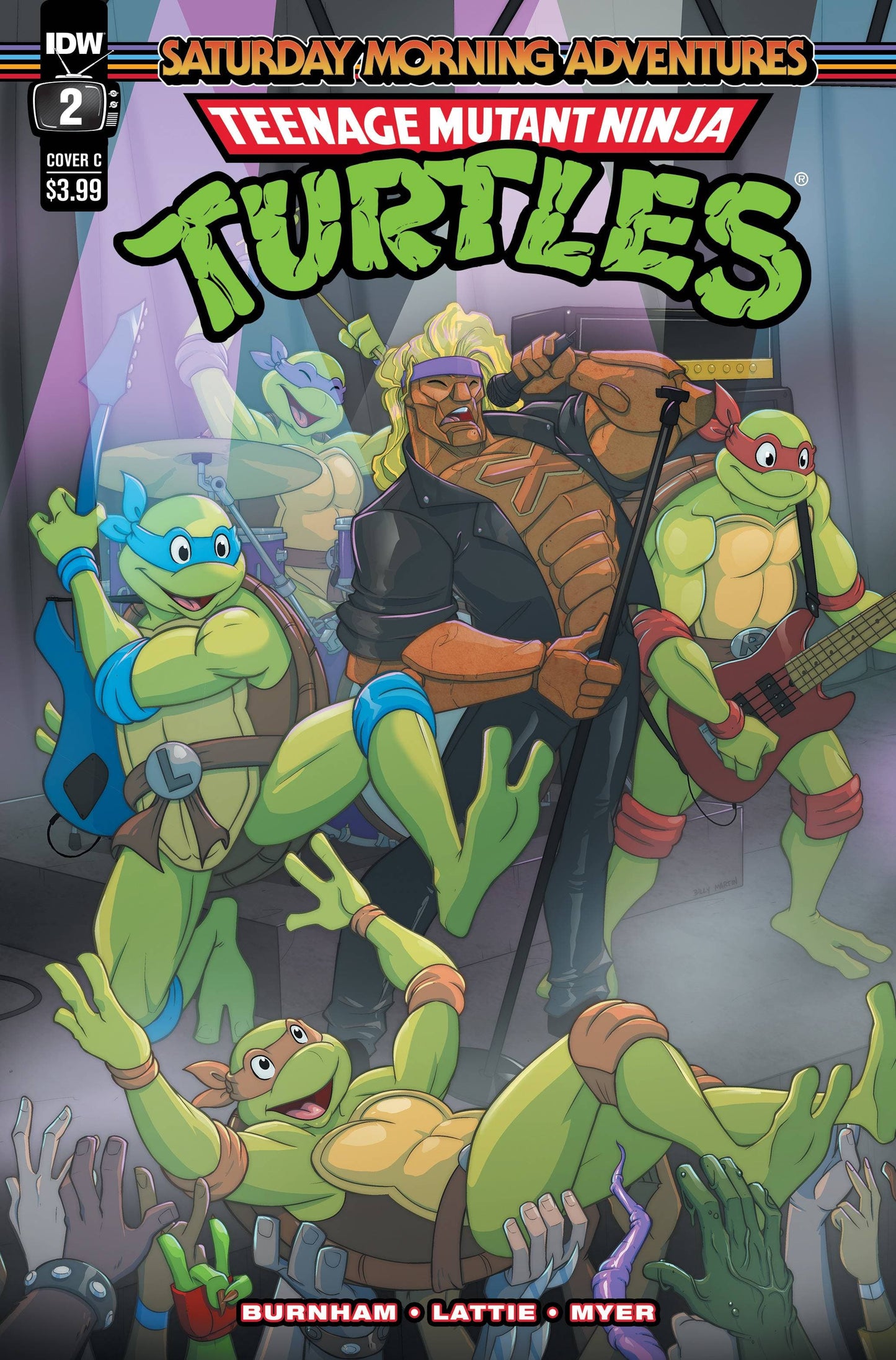 IDW PUBLISHING COMIC BOOKS TMNT SATURDAY MORNING ADVENTURES #2 CVR C MARTIN