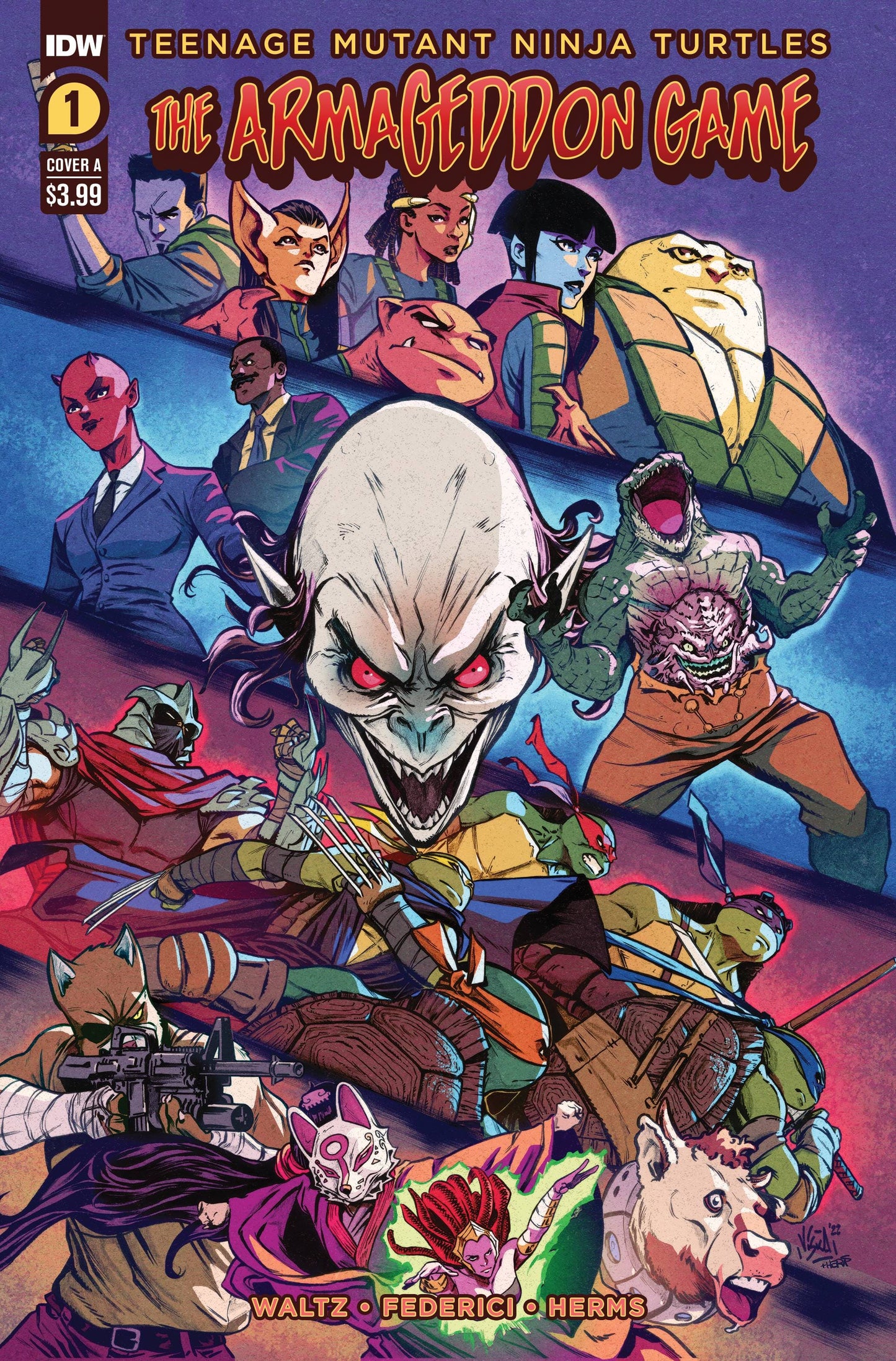 IDW PUBLISHING COMIC BOOKS VF/NM TMNT ARMAGEDDON GAME #1 CVR A FEDERICI