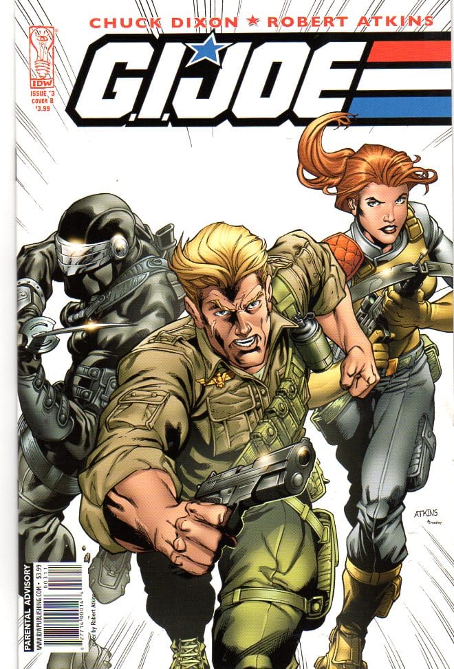 IDW PUBLISHING Comics NM GI JOE #3 COVER B