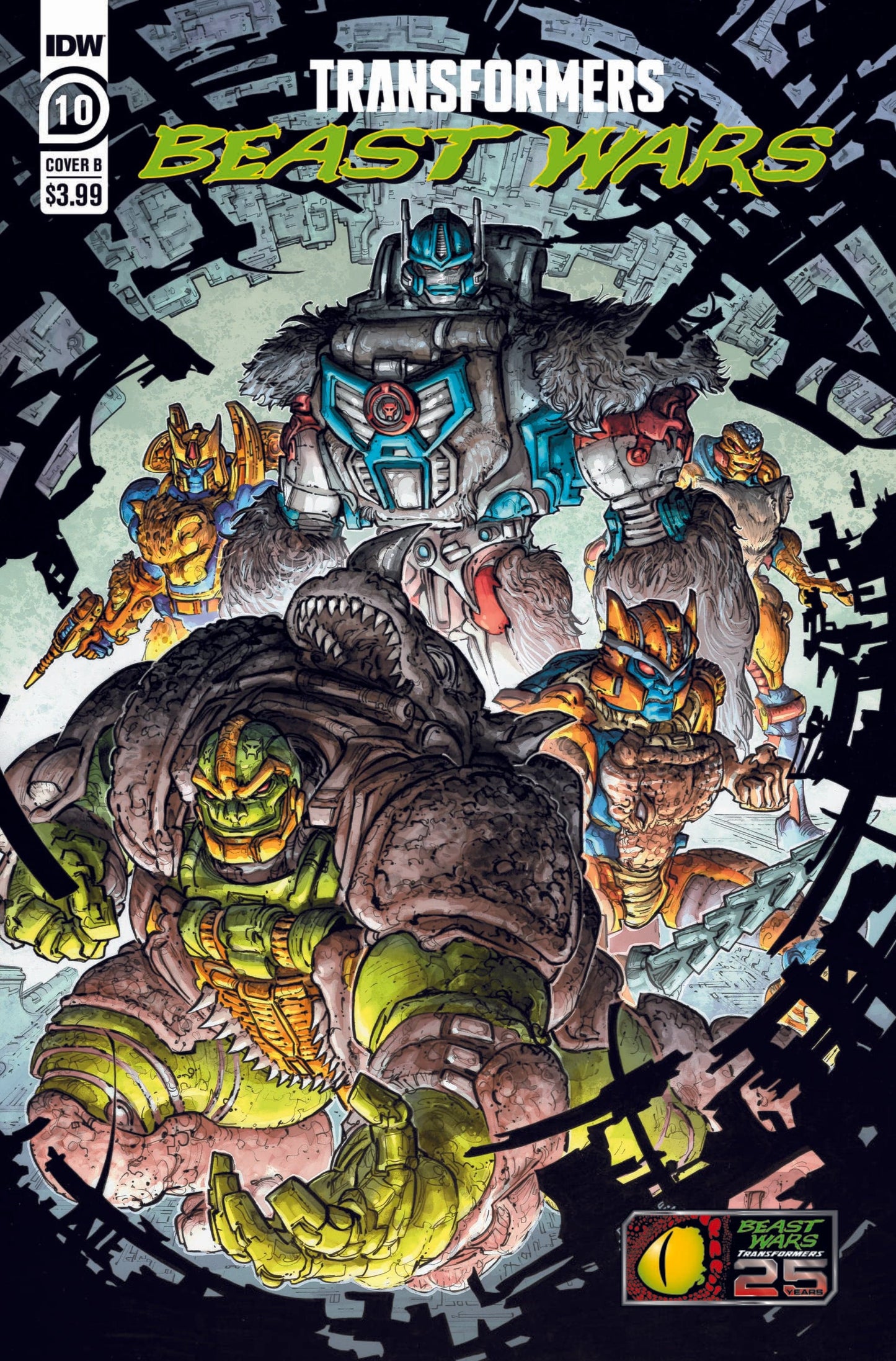 IDW PUBLISHING Comics TRANSFORMERS BEAST WARS #10 CVR B WILLIAMS II