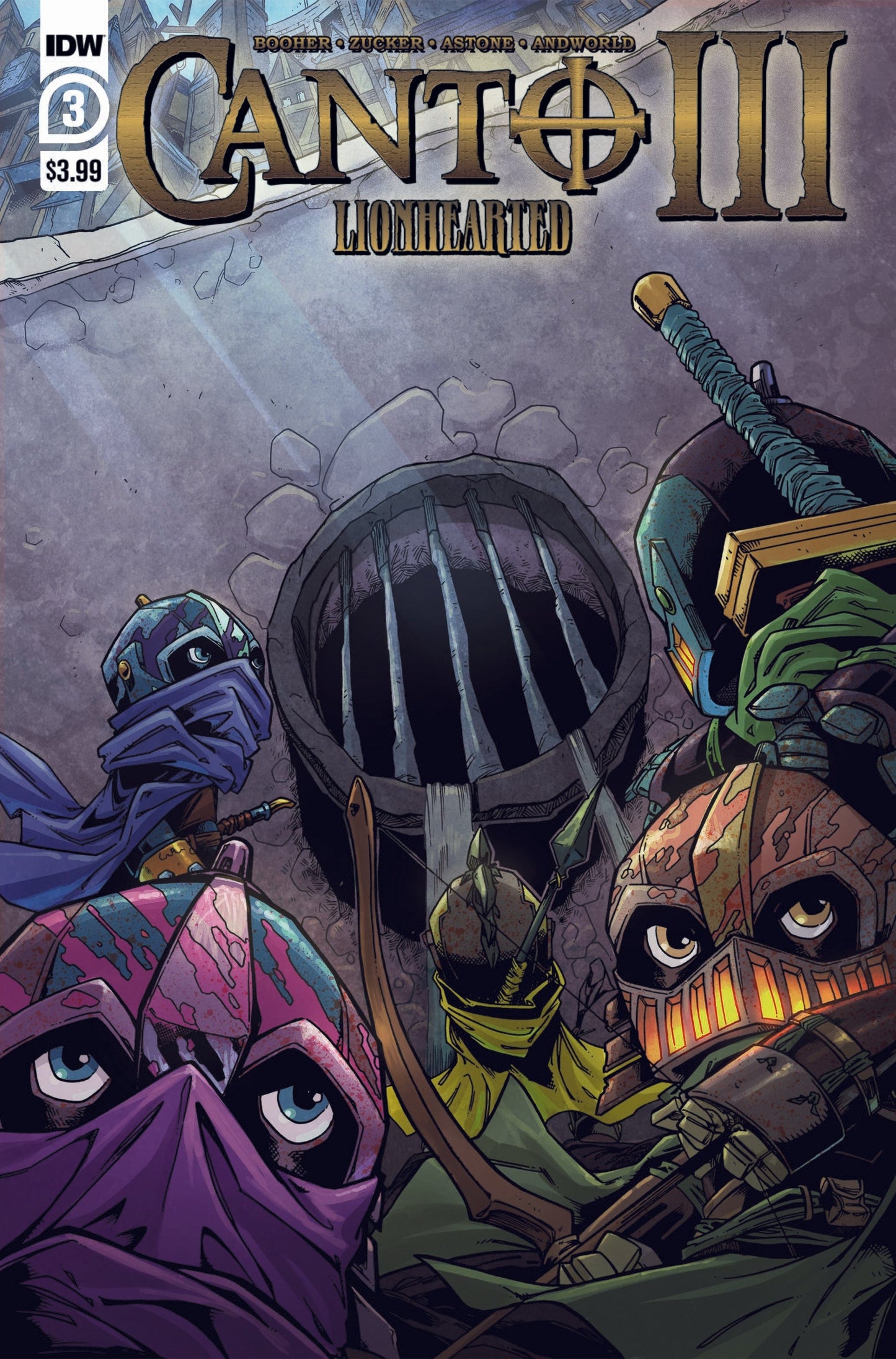 IDW PUBLISHING Comics VF/NM CANTO III LIONHEARTED #3 (OF 6) CVR A ZUCKER