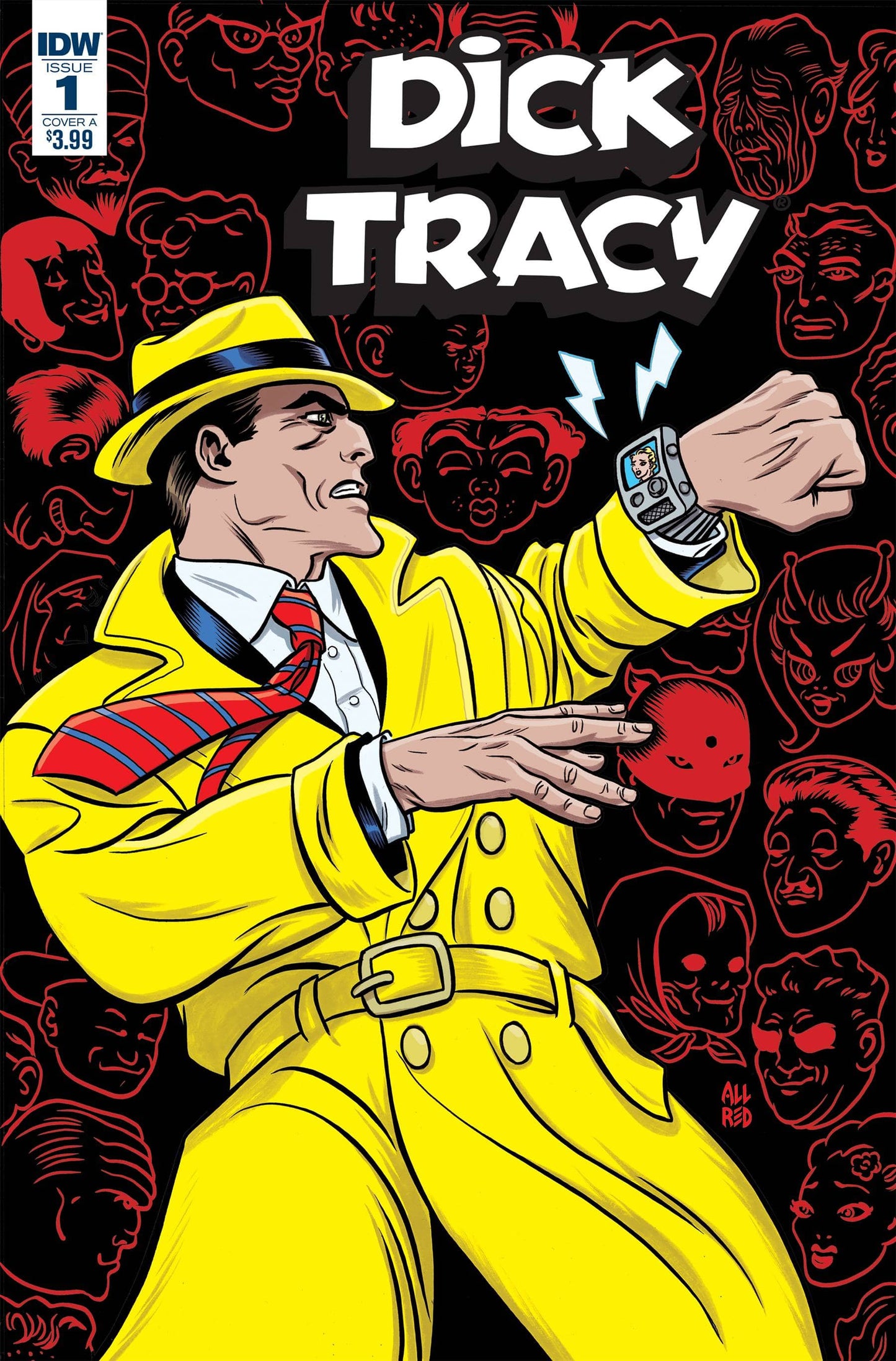 IDW PUBLISHING DICK TRACY DEAD OR ALIVE #1 (OF 4) CVR A ALLRED