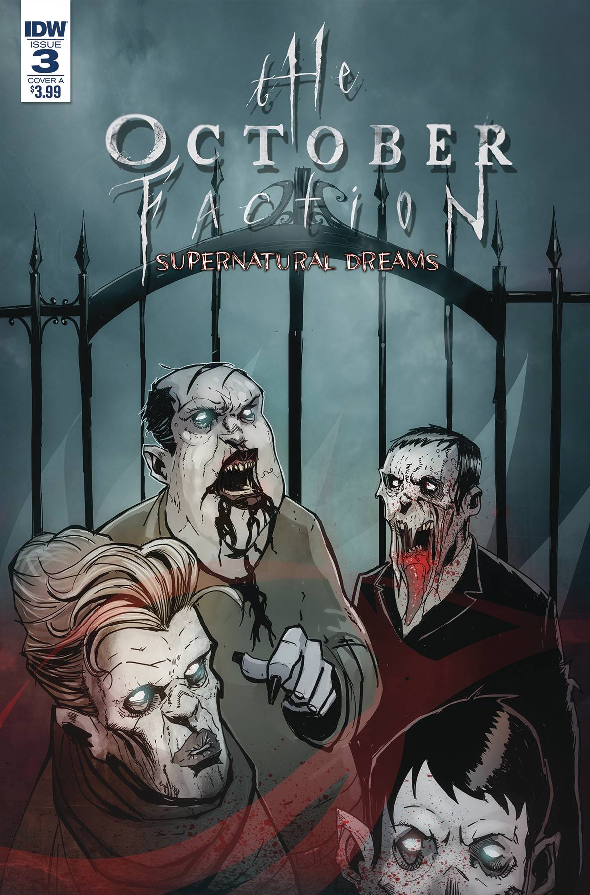 IDW PUBLISHING OCTOBER FACTION SUPERNATURAL DREAMS #3 CVR A WORM